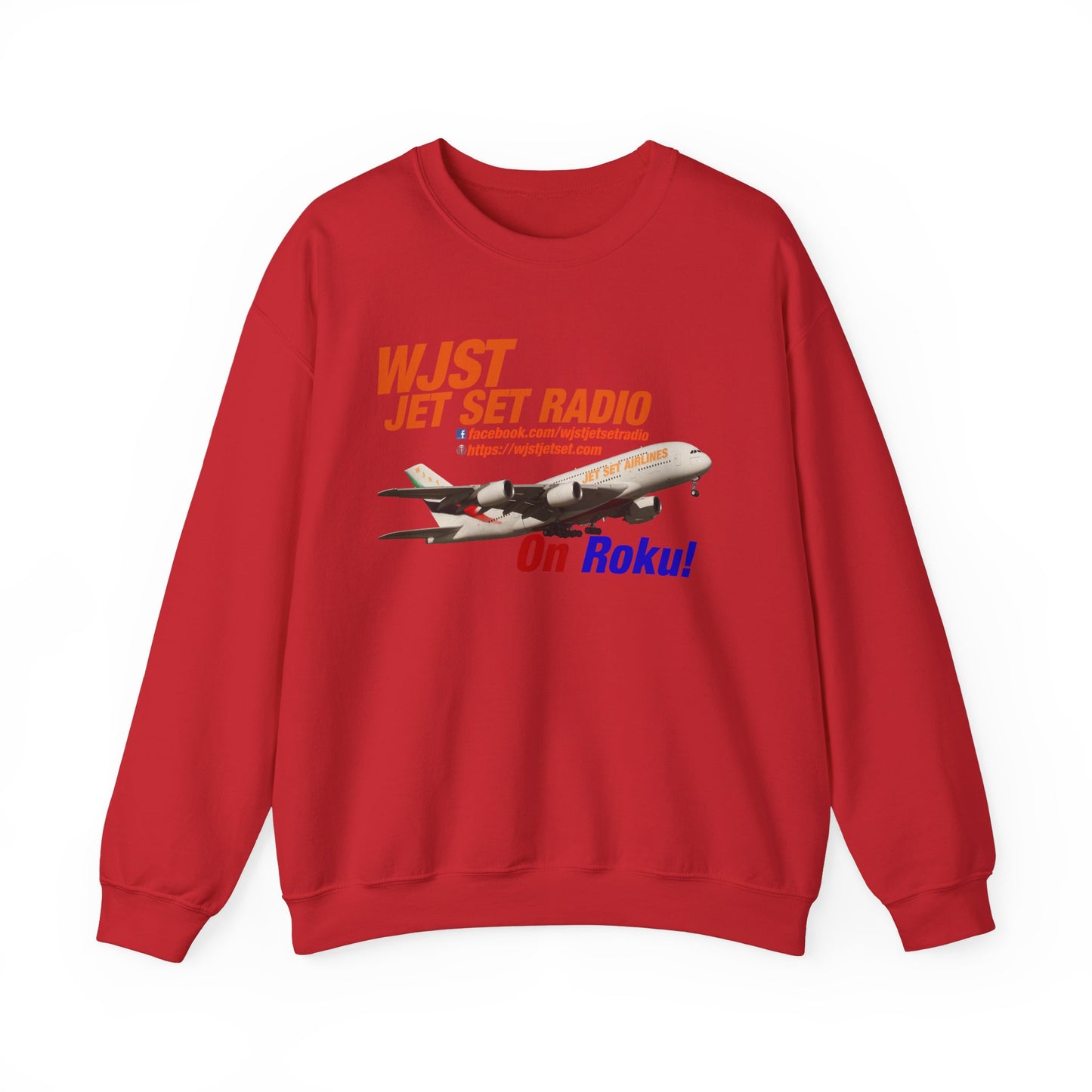 WJST Jet Set Logo Unisex Heavy Blend™ Crewneck Sweatshirt