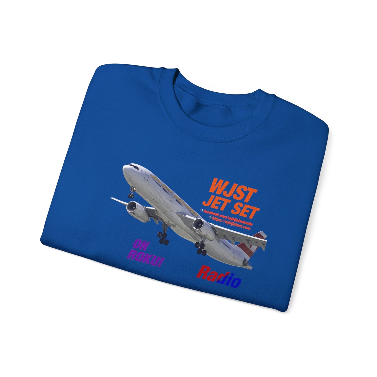 WJST Jet Set Logo Unisex Heavy Blend™ Crewneck Sweatshirt