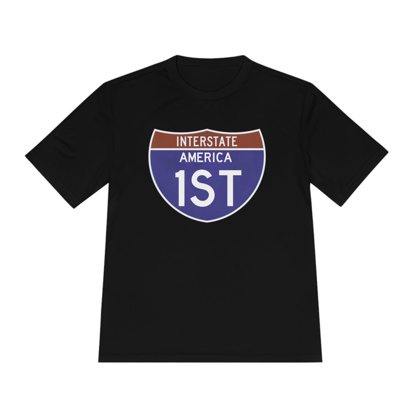 Interstate America 1 ST Unisex Moisture Wicking Tee