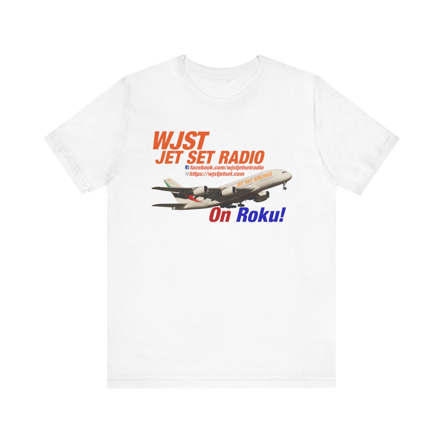 WJST Jet Set Logo Unisex Jersey Short Sleeve Tee