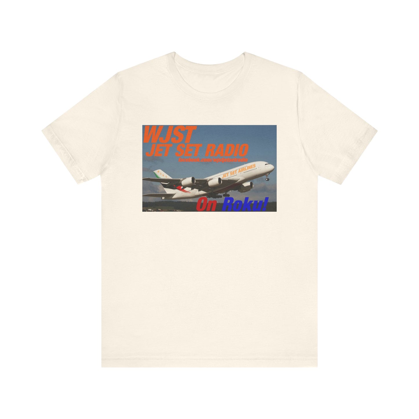 WJST Jet Set Logo Unisex Jersey Short Sleeve Tee