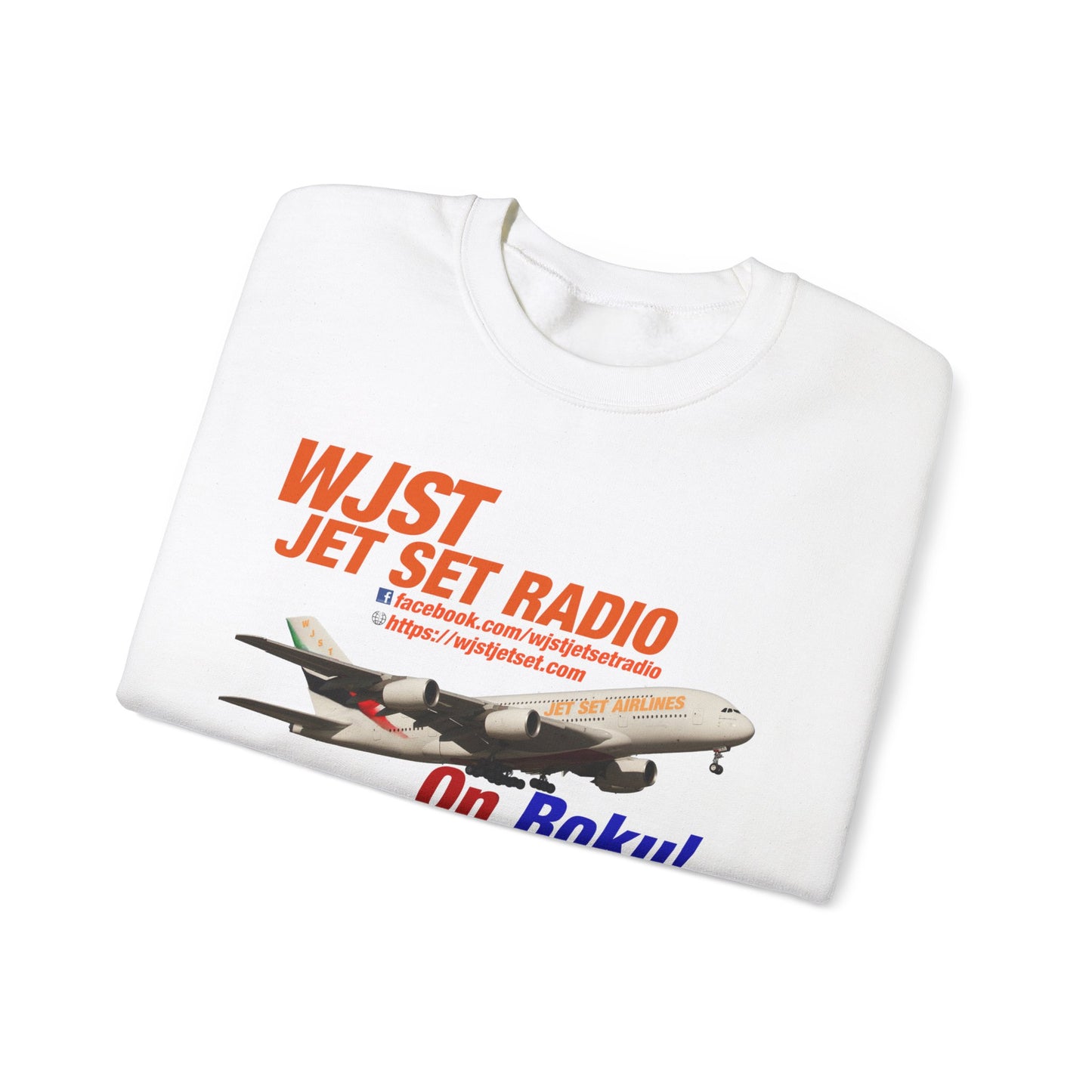 WJST Jet Set Logo Unisex Heavy Blend™ Crewneck Sweatshirt