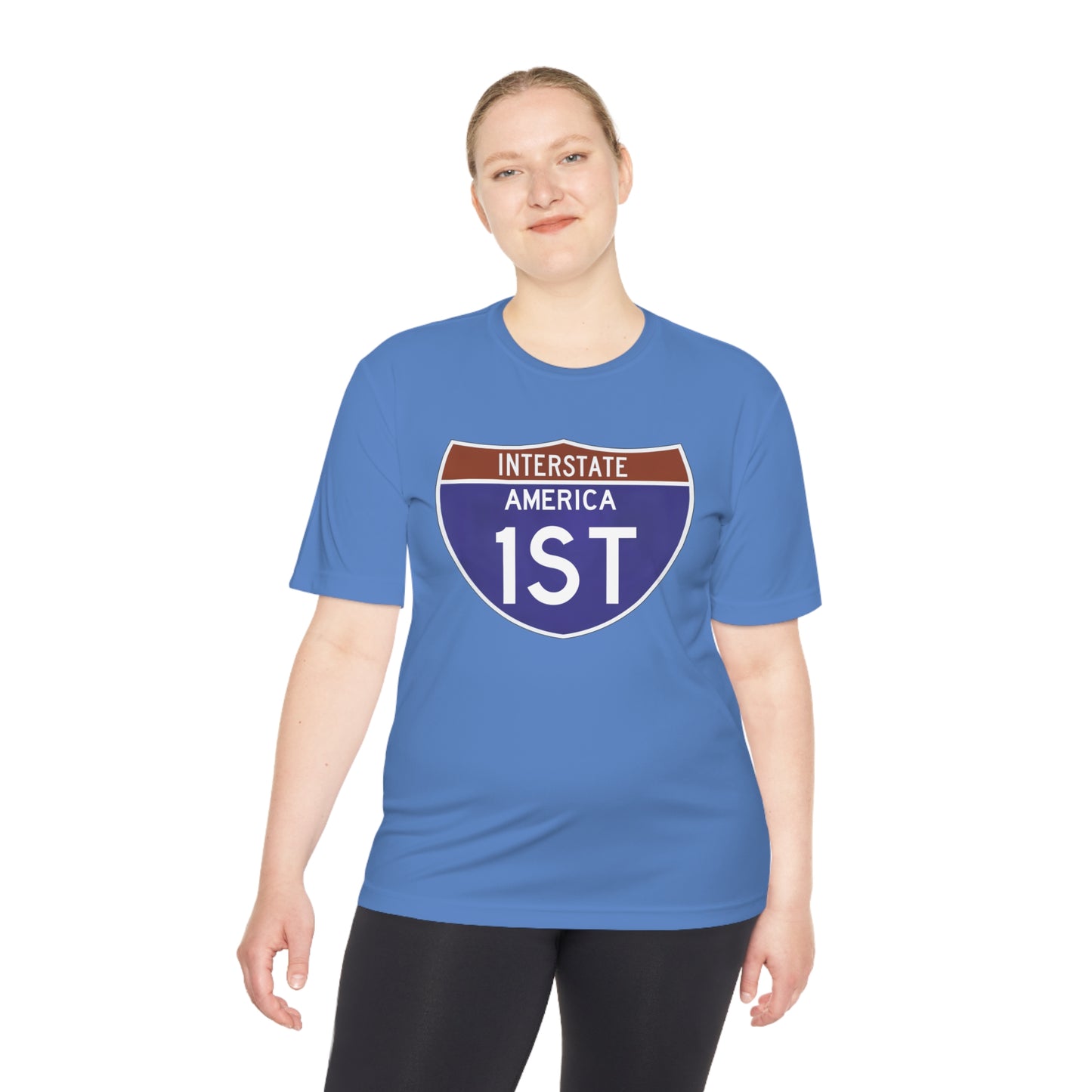 Interstate America 1 ST Unisex Moisture Wicking Tee