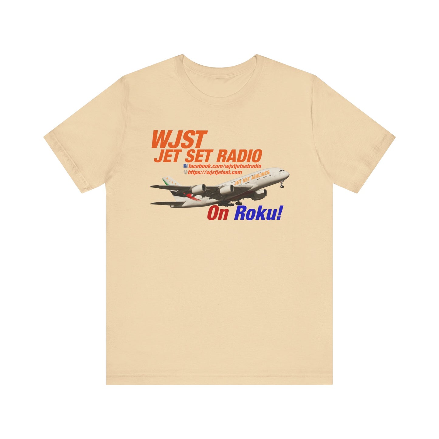 WJST Jet Set Logo Unisex Jersey Short Sleeve Tee