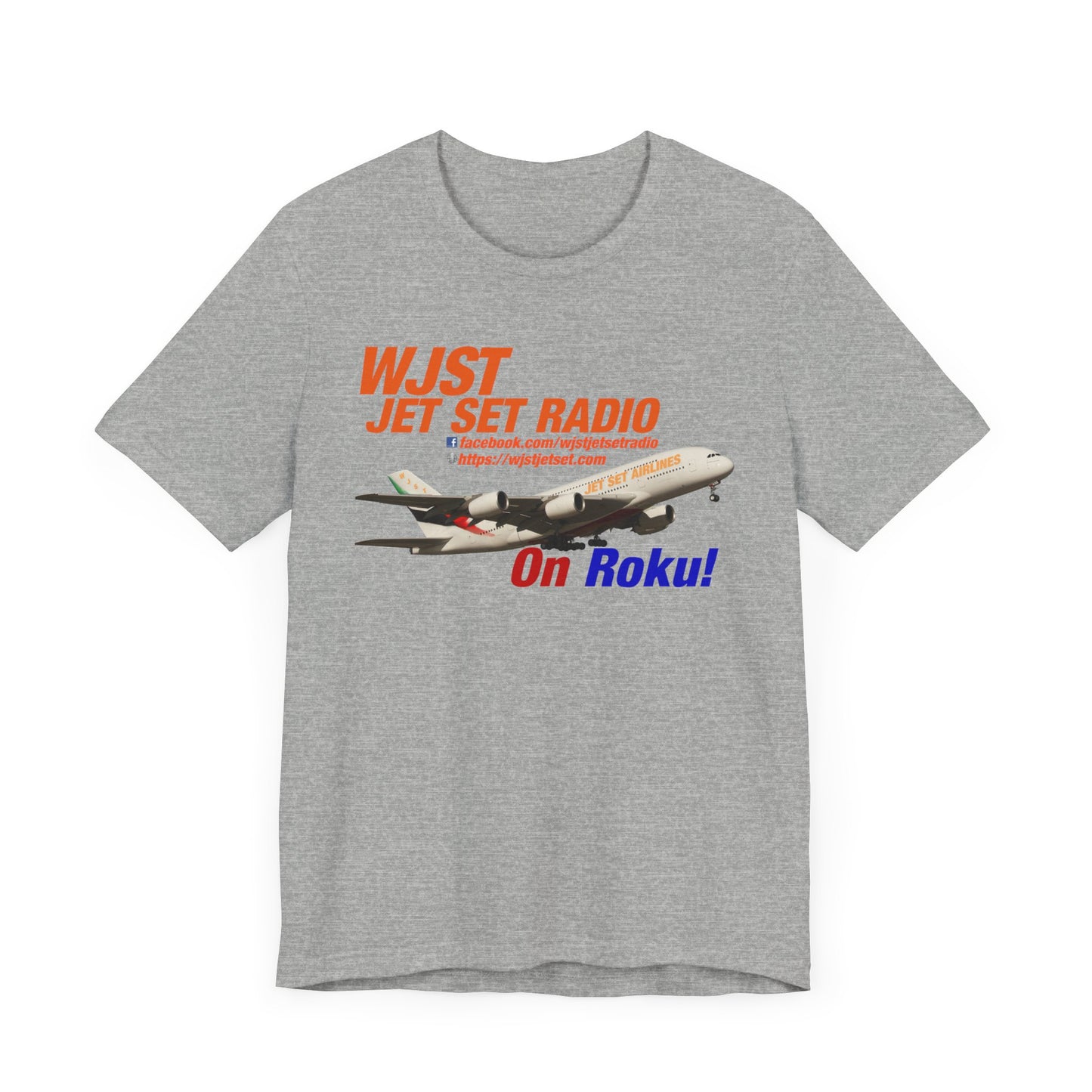 WJST Jet Set Logo Unisex Jersey Short Sleeve Tee