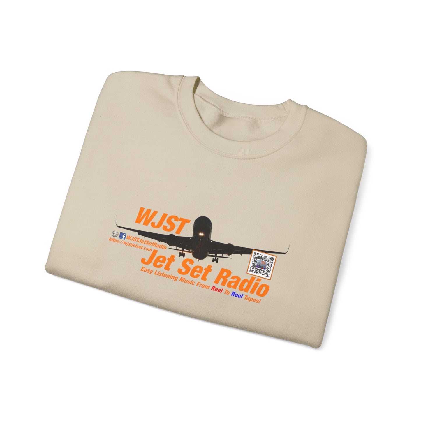 WJST Jet Set Logo Unisex Heavy Blend™ Crewneck Sweatshirt