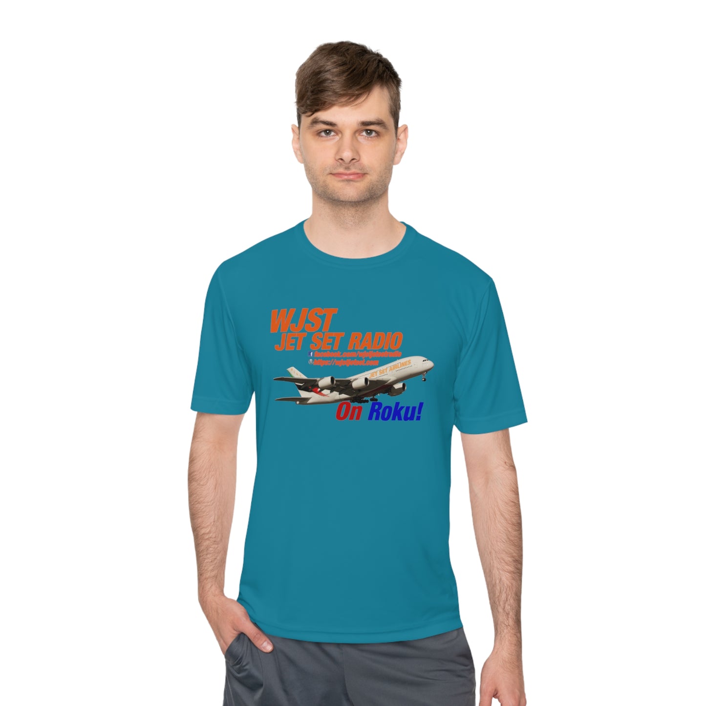 WJST Jet Set Logo Unisex Moisture Wicking Tee