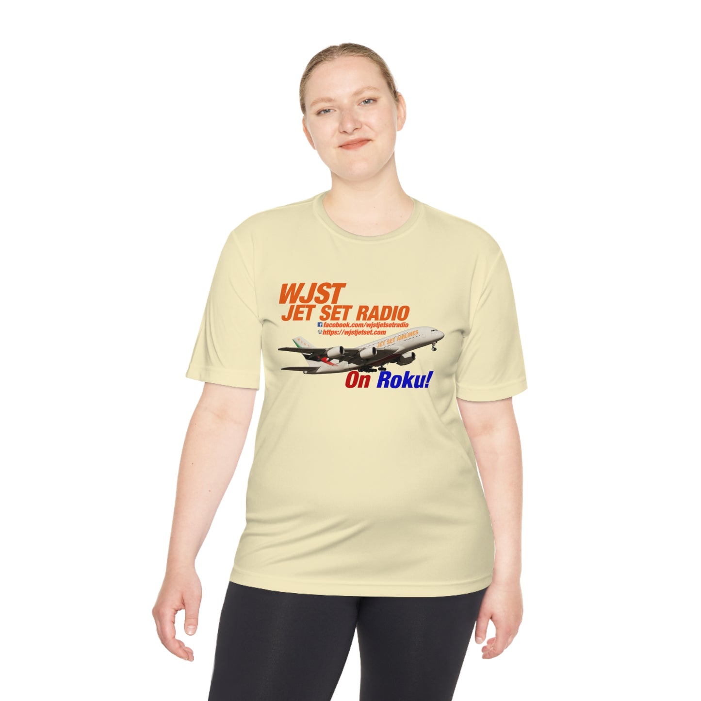 WJST Jet Set Logo Unisex Moisture Wicking Tee