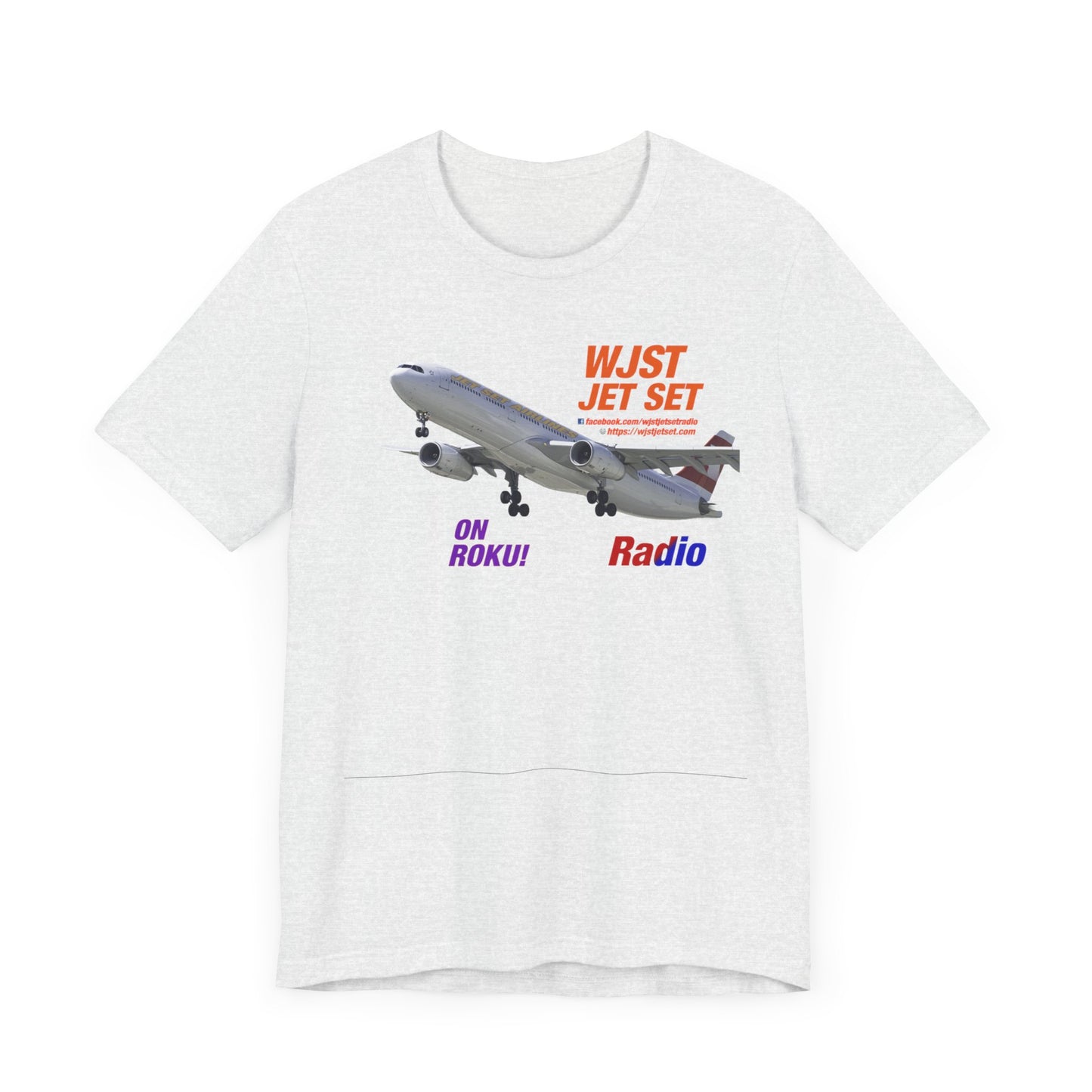 WJST Jet Set Logo Unisex Jersey Short Sleeve Tee