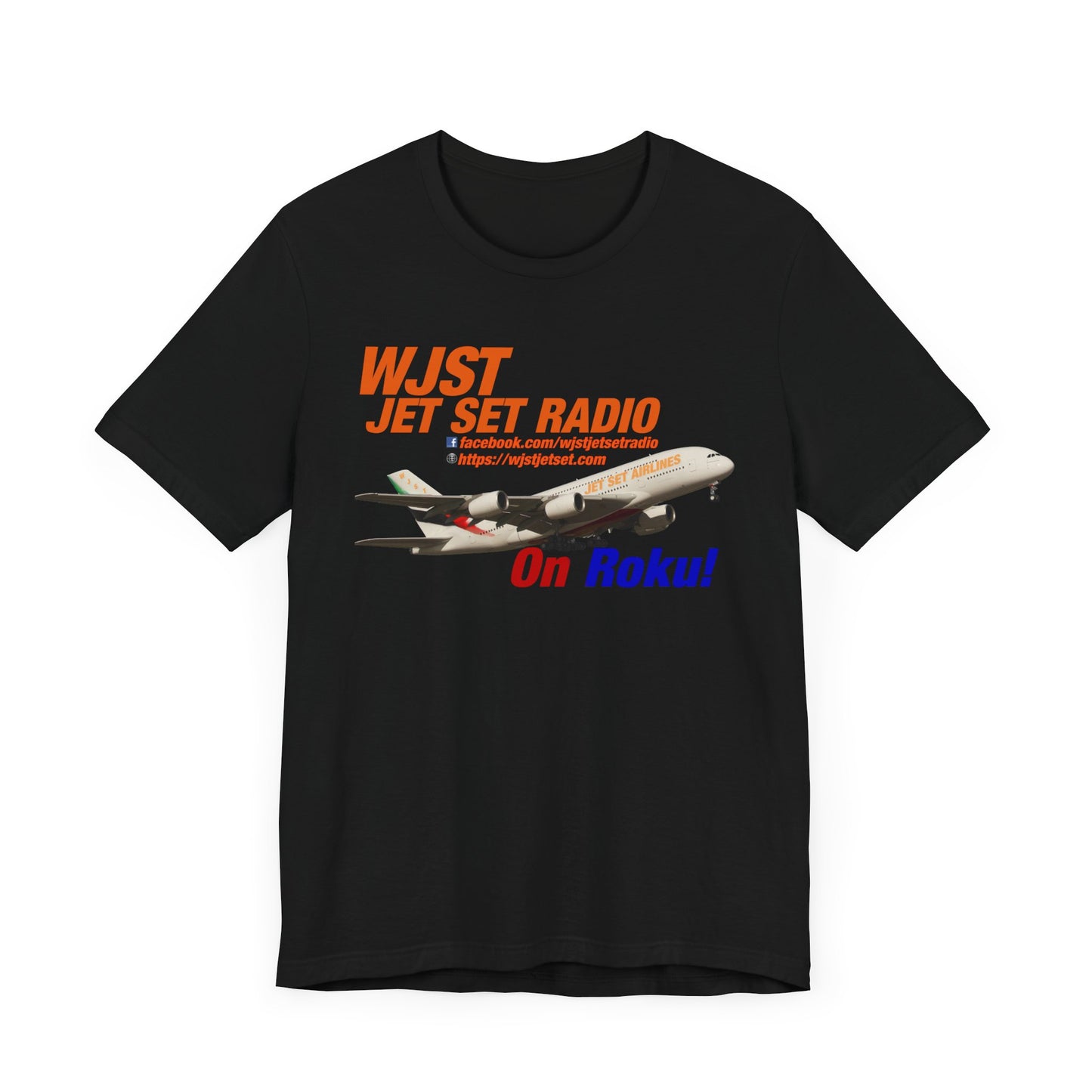 WJST Jet Set Logo Unisex Jersey Short Sleeve Tee