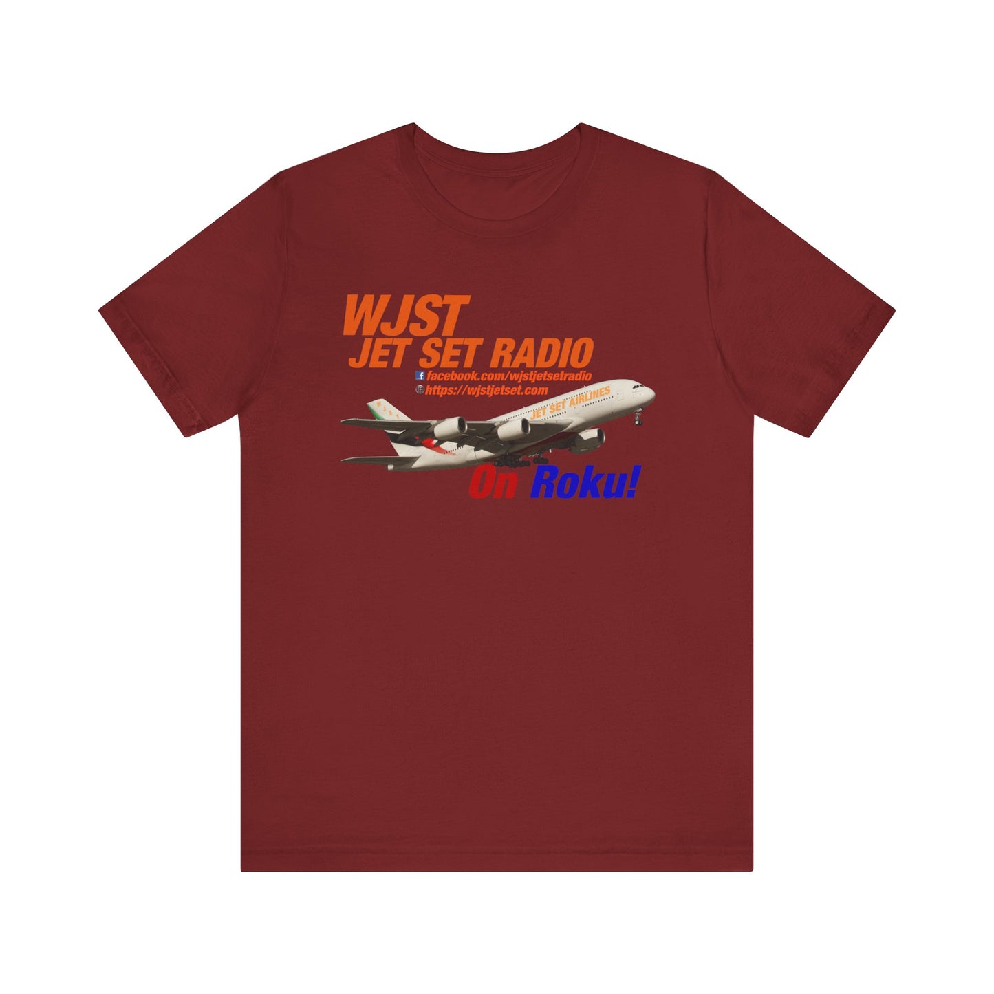 WJST Jet Set Logo Unisex Jersey Short Sleeve Tee