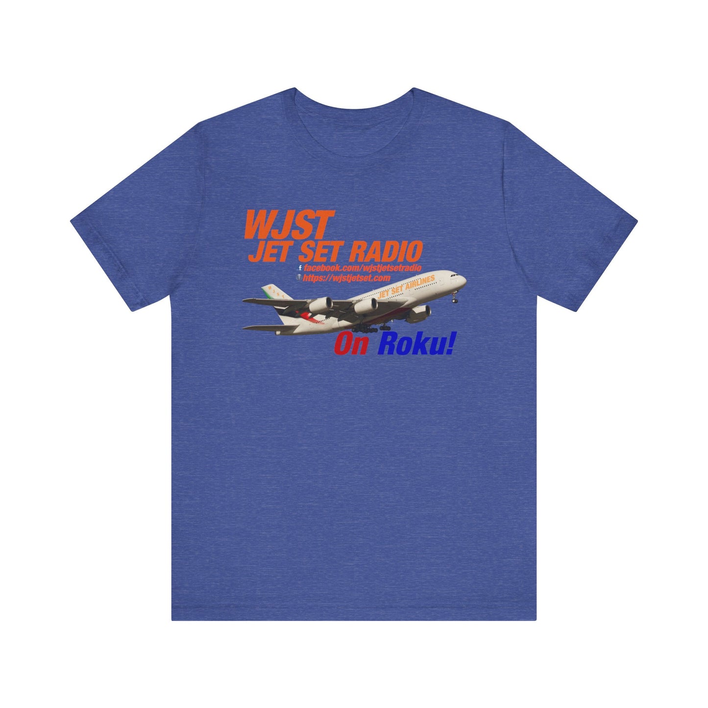 WJST Jet Set Logo Unisex Jersey Short Sleeve Tee