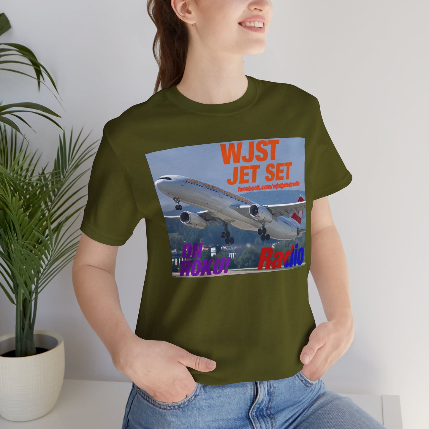 Jet Set Airlines Unisex Jersey Short Sleeve Tee