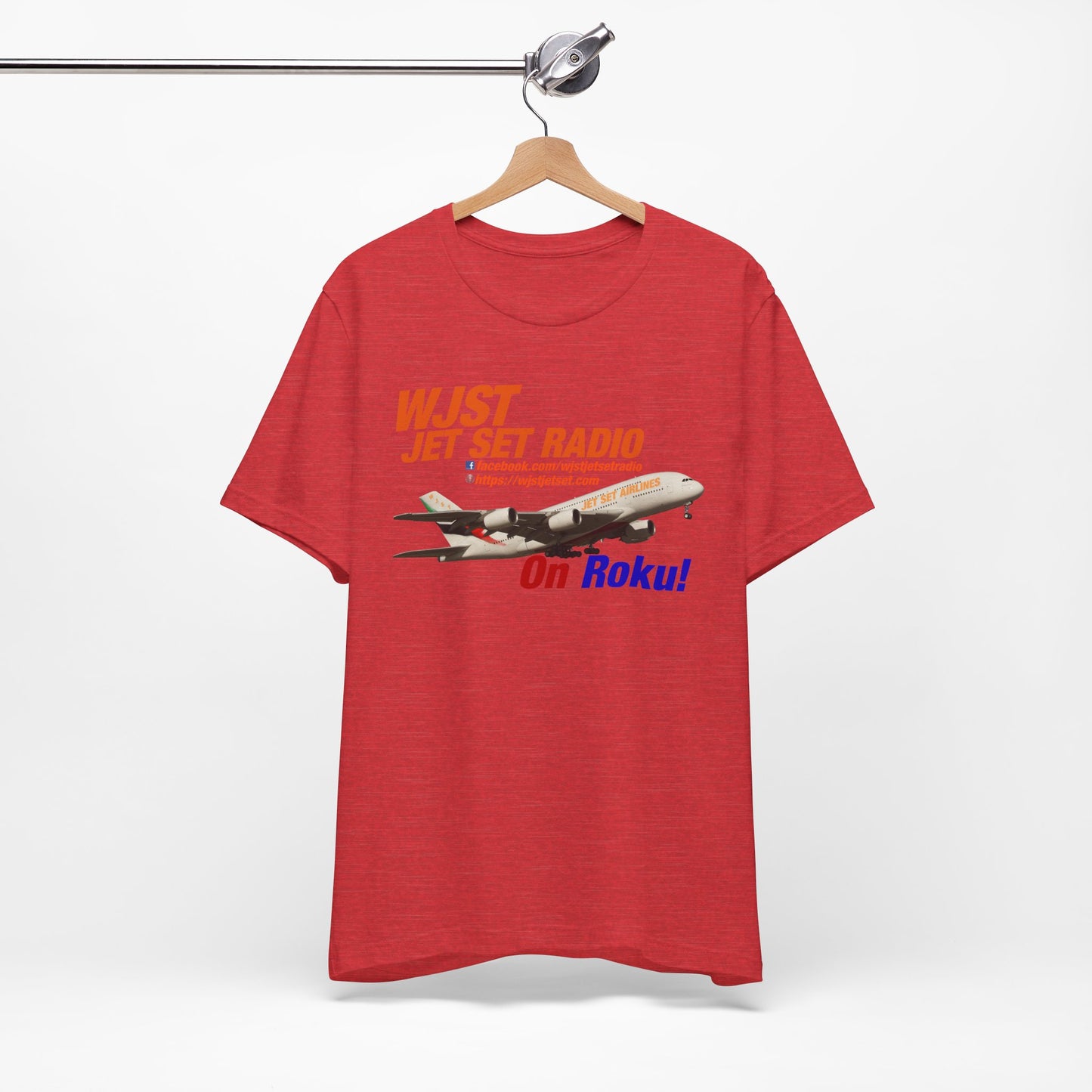 WJST Jet Set Logo Unisex Jersey Short Sleeve Tee