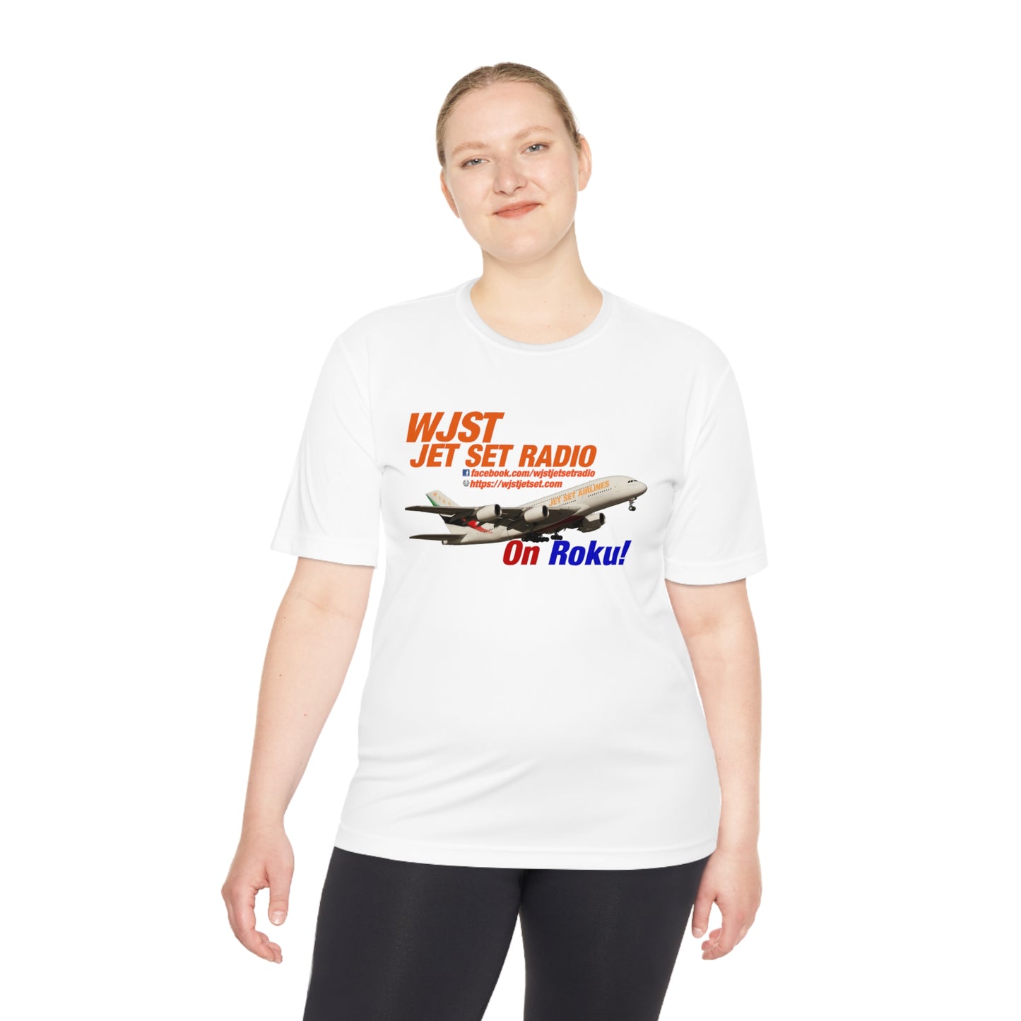 WJST Jet Set Logo Unisex Moisture Wicking Tee