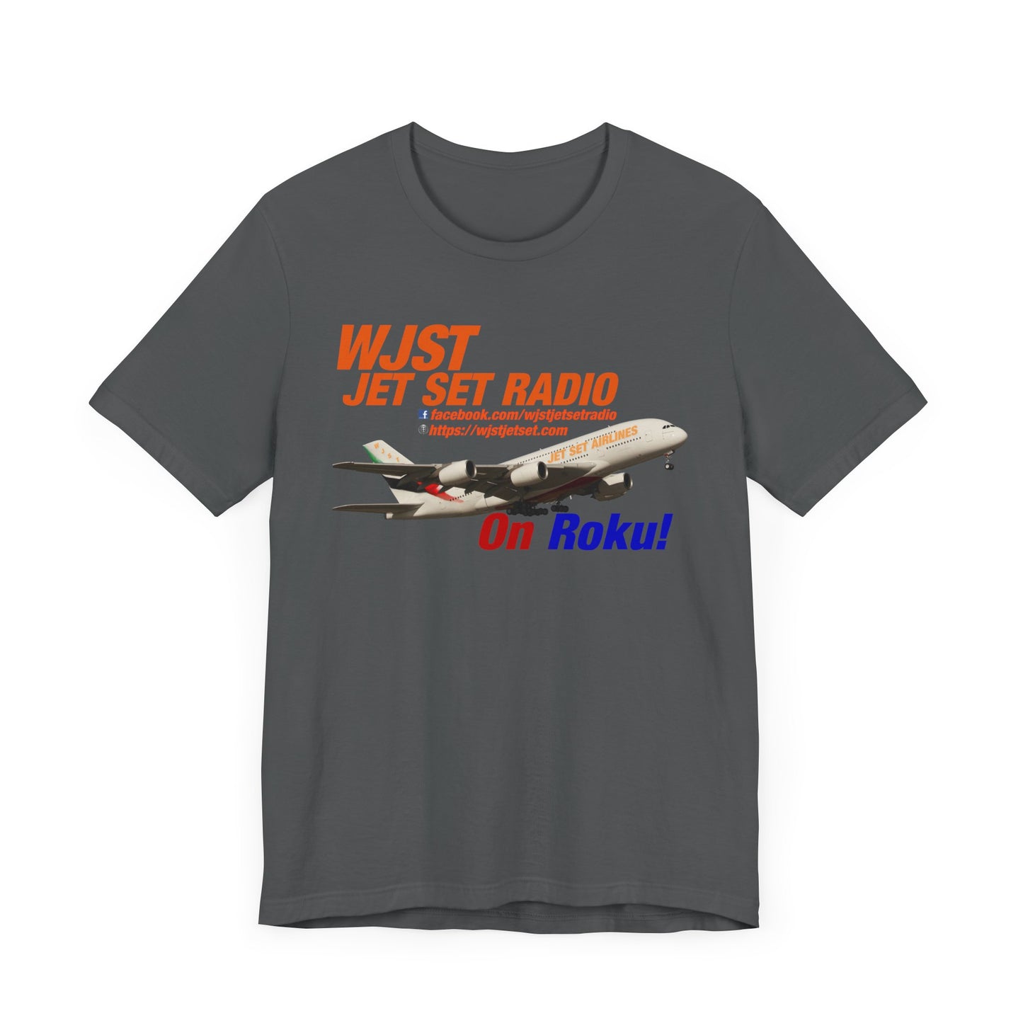 WJST Jet Set Logo Unisex Jersey Short Sleeve Tee