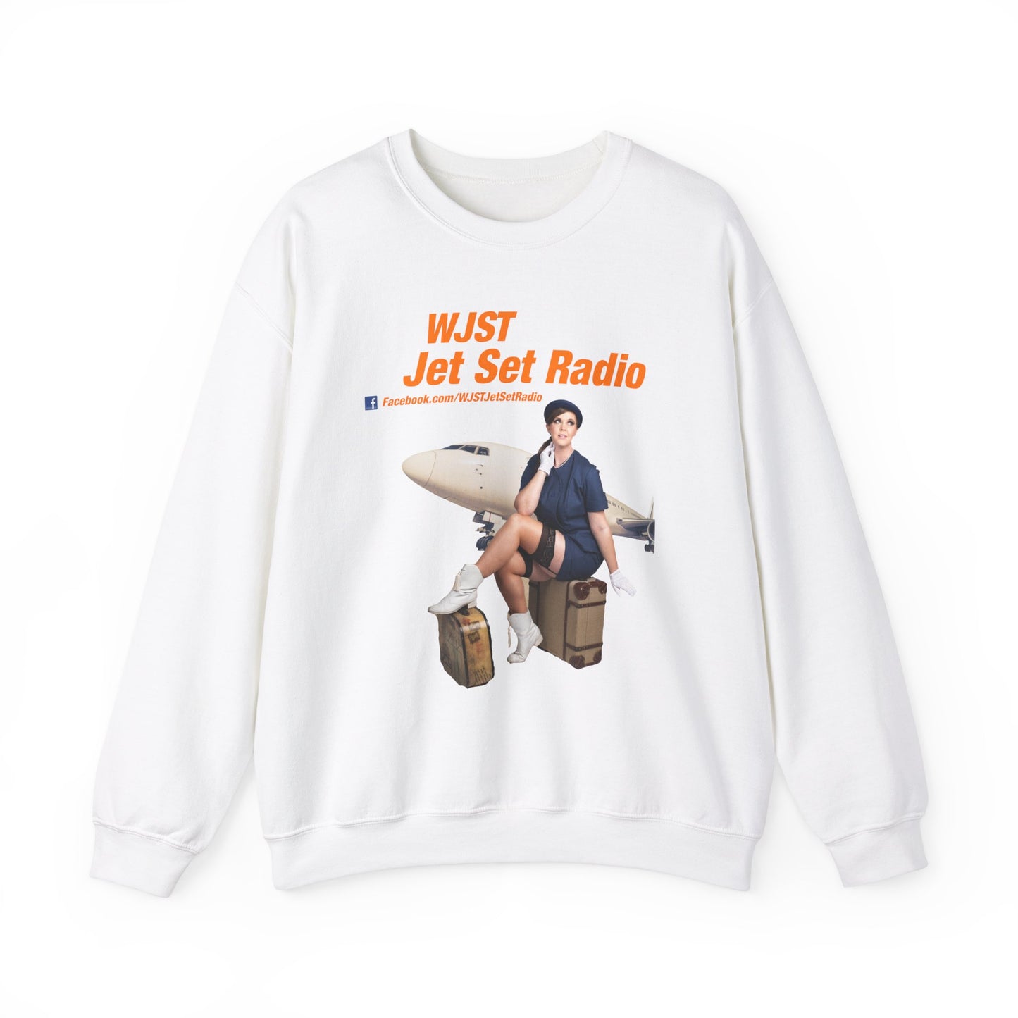 WJST Jet Set Logo Unisex Heavy Blend™ Crewneck Sweatshirt