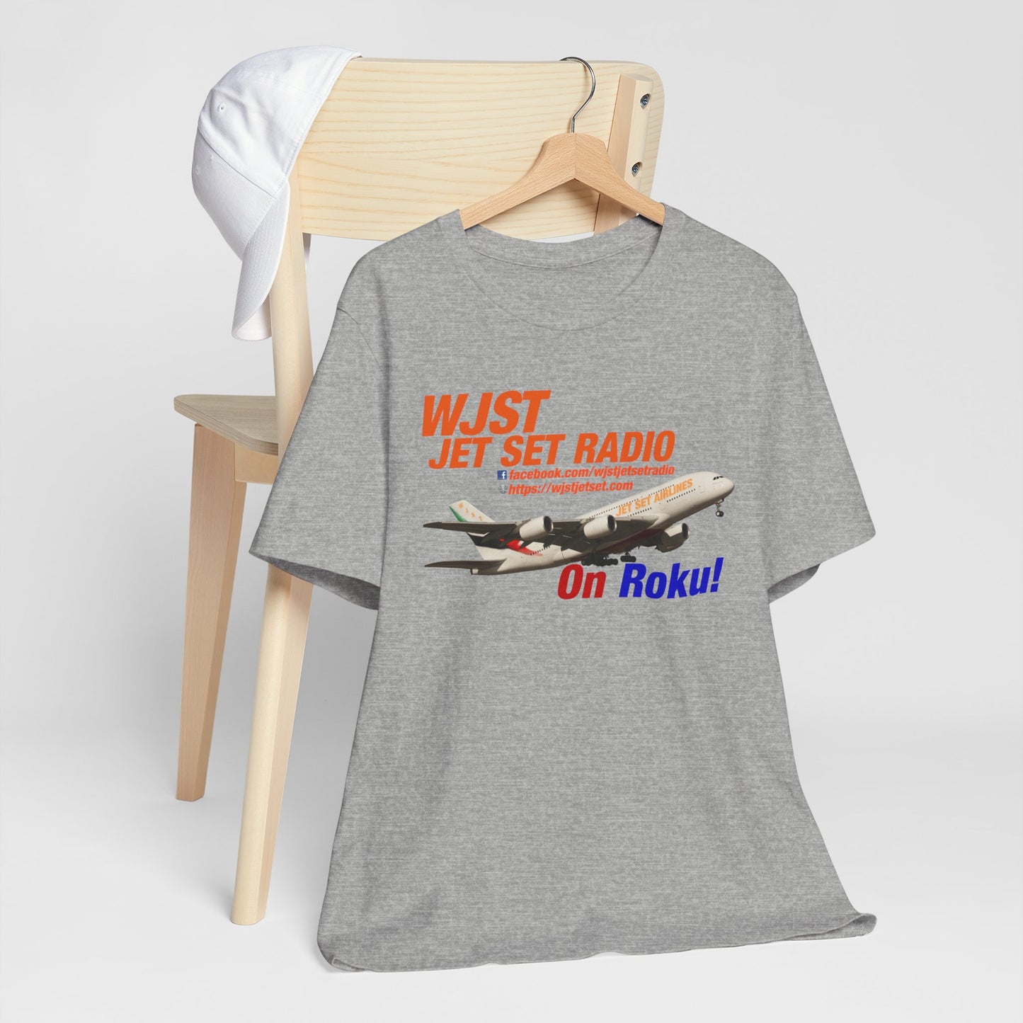 WJST Jet Set Logo Unisex Jersey Short Sleeve Tee