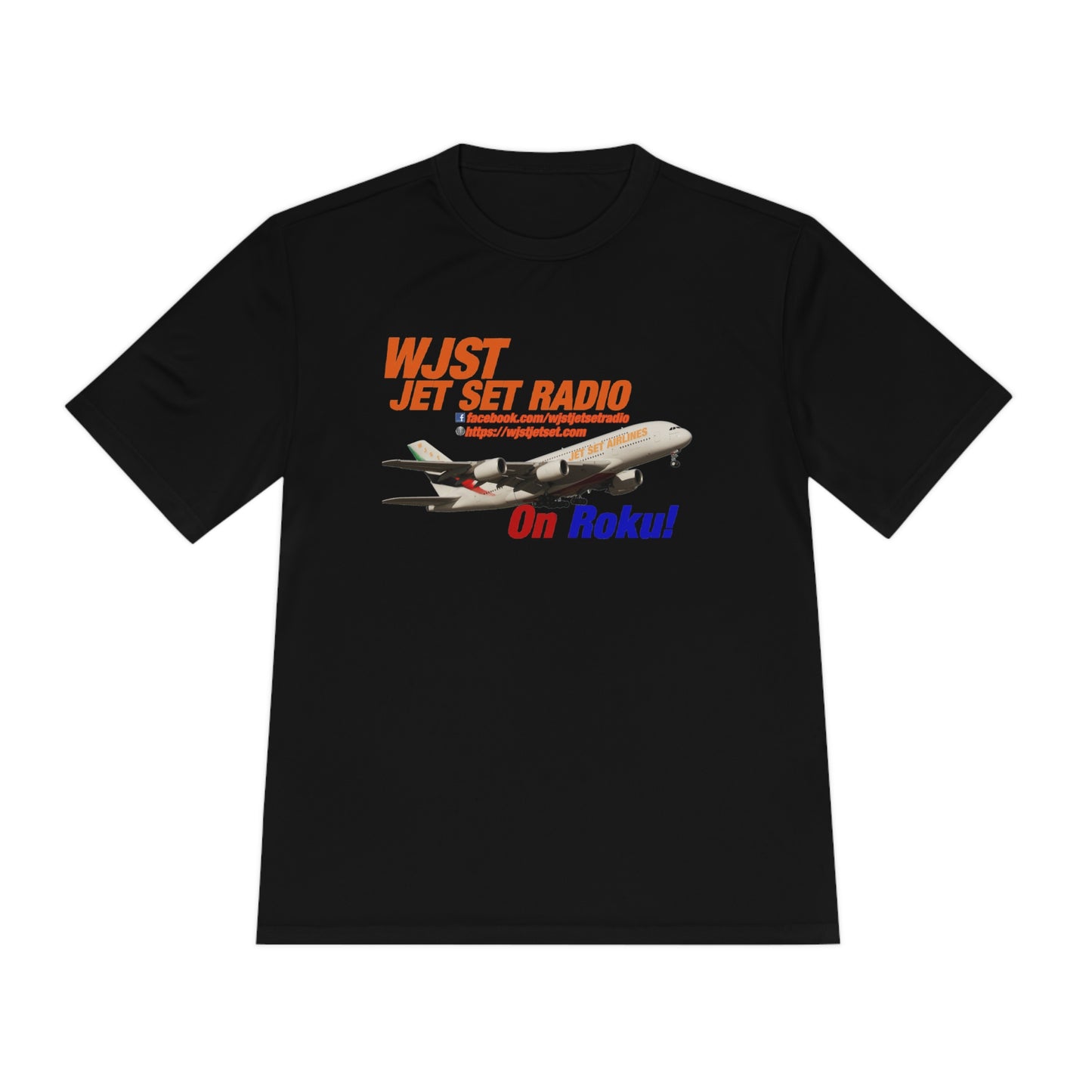 WJST Jet Set Logo Unisex Moisture Wicking Tee