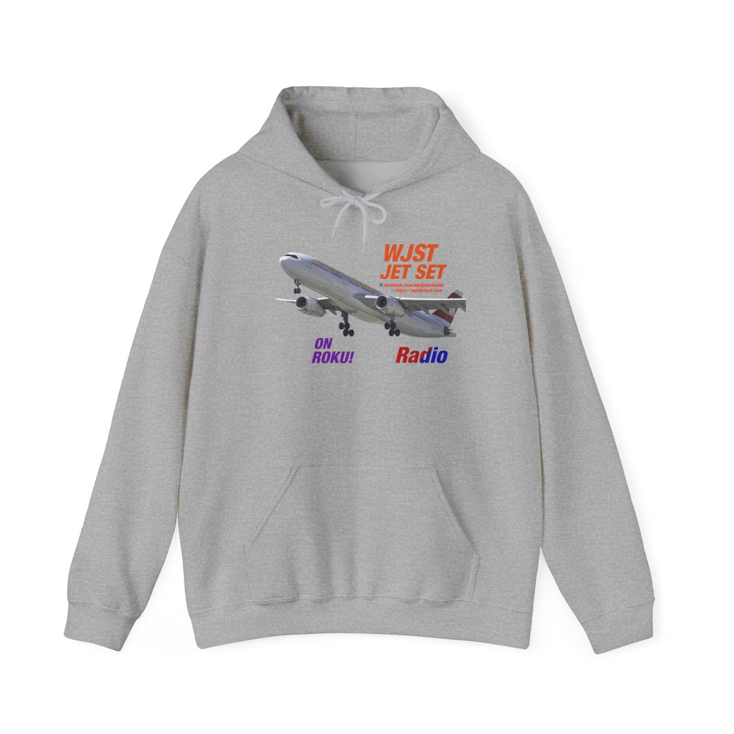 WJST Jet Set Logo Unisex Heavy Blend™ Hooded Sweatshirt