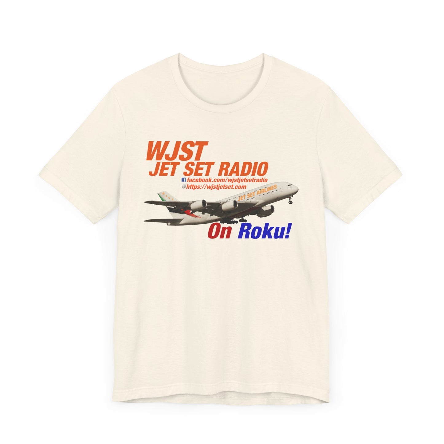 WJST Jet Set Logo Unisex Jersey Short Sleeve Tee