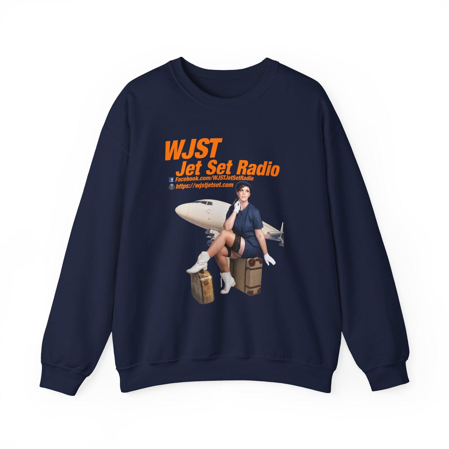 WJST Something Blue Unisex Heavy Blend™ Crewneck Sweatshirt