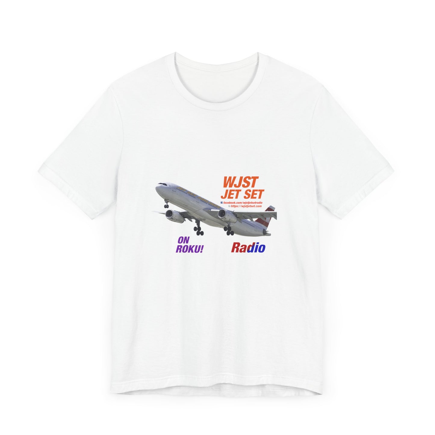 WJST Jet Set Logo Unisex Jersey Short Sleeve Tee