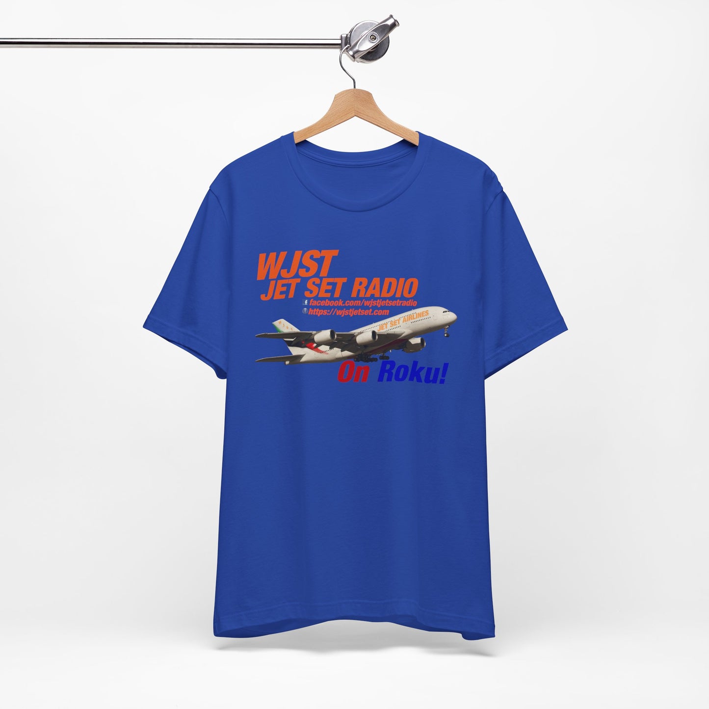 WJST Jet Set Logo Unisex Jersey Short Sleeve Tee