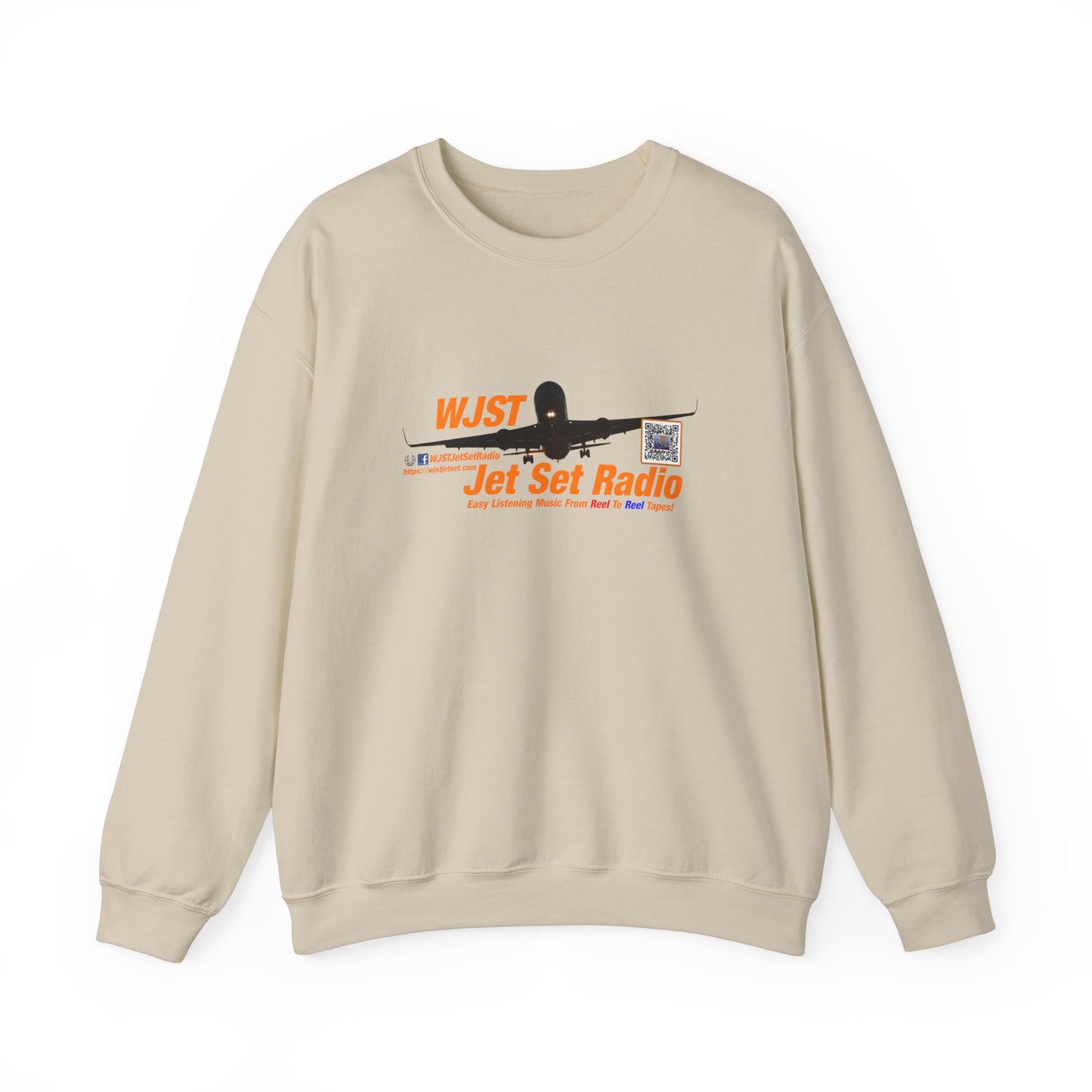 WJST Jet Set Logo Unisex Heavy Blend™ Crewneck Sweatshirt