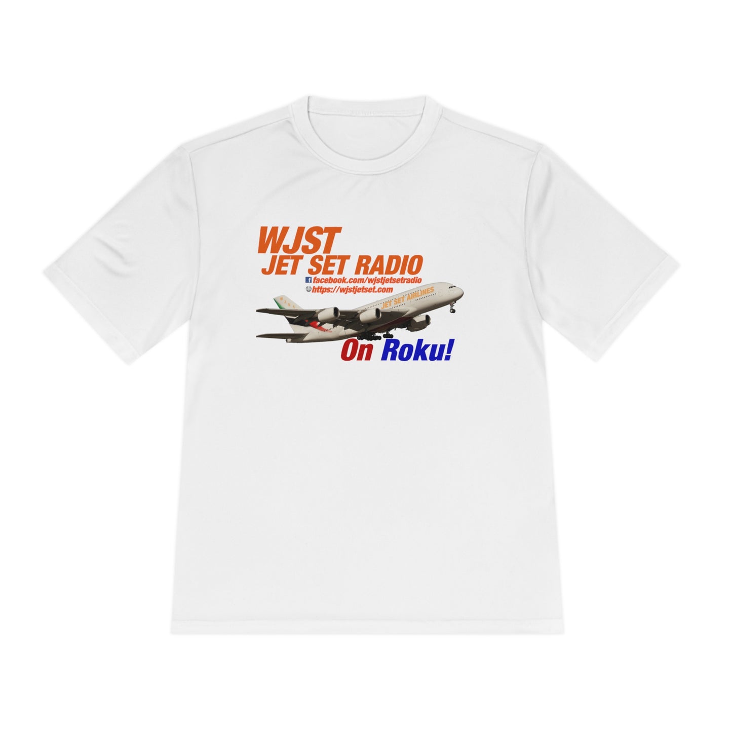 WJST Jet Set Logo Unisex Moisture Wicking Tee