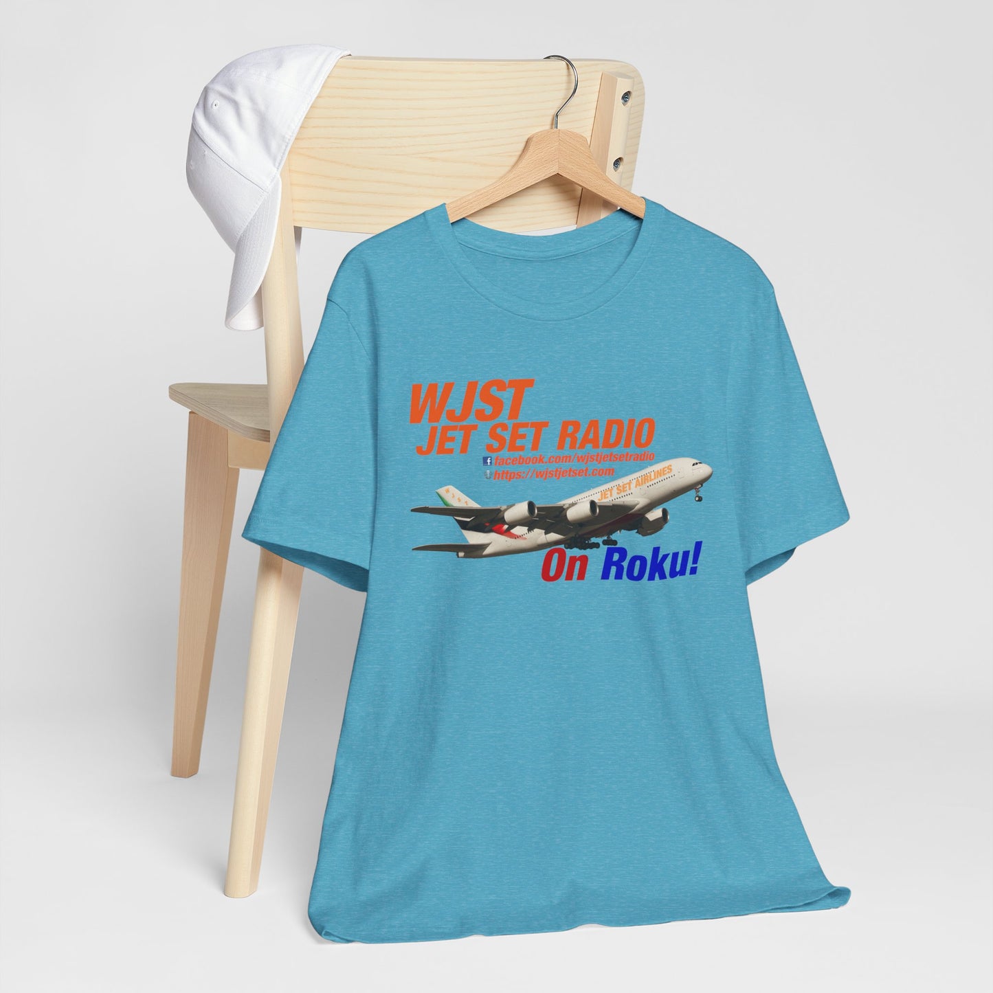 WJST Jet Set Logo Unisex Jersey Short Sleeve Tee