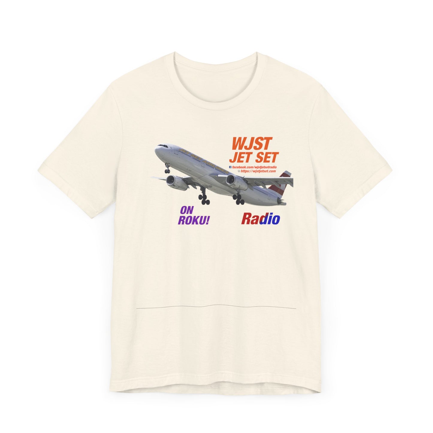 WJST Jet Set Logo Unisex Jersey Short Sleeve Tee