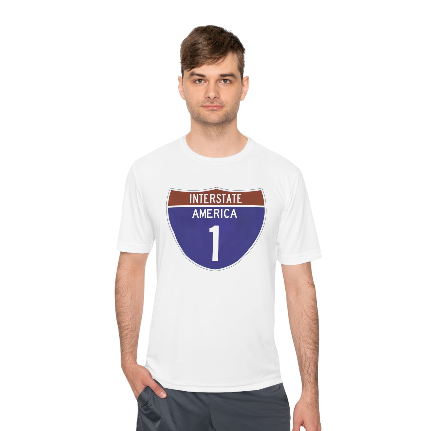 Interstate America 1 Unisex Moisture Wicking Tee