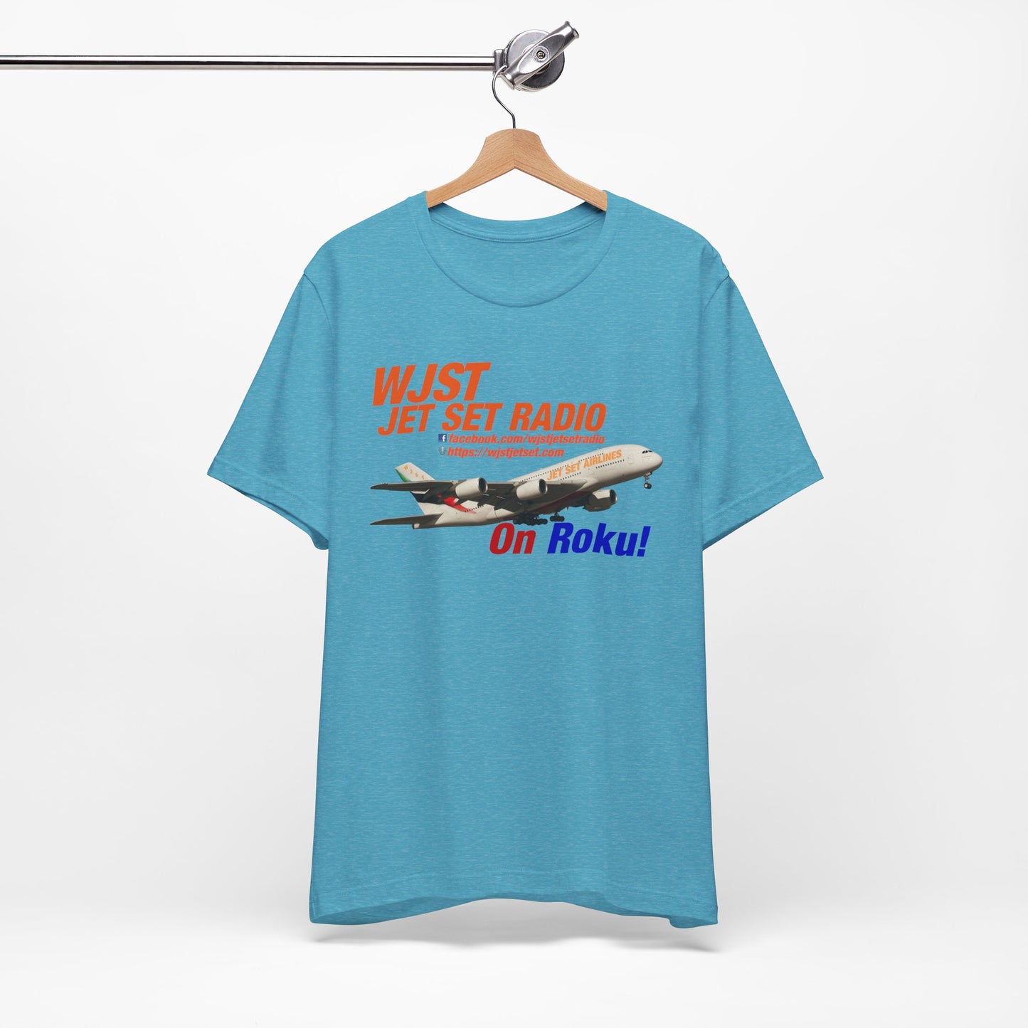 WJST Jet Set Logo Unisex Jersey Short Sleeve Tee