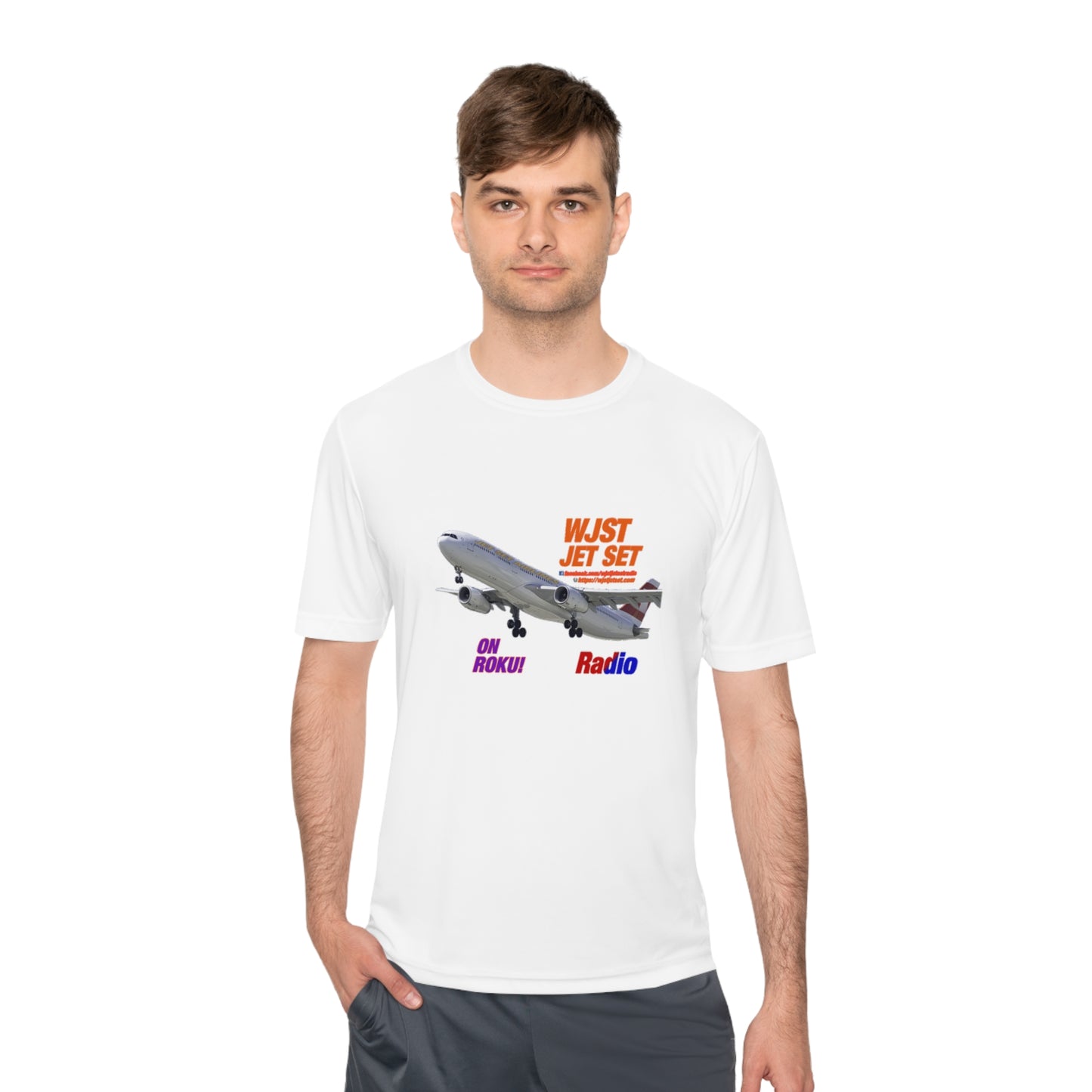 WJST Jet Set Logo Unisex Moisture Wicking Tee