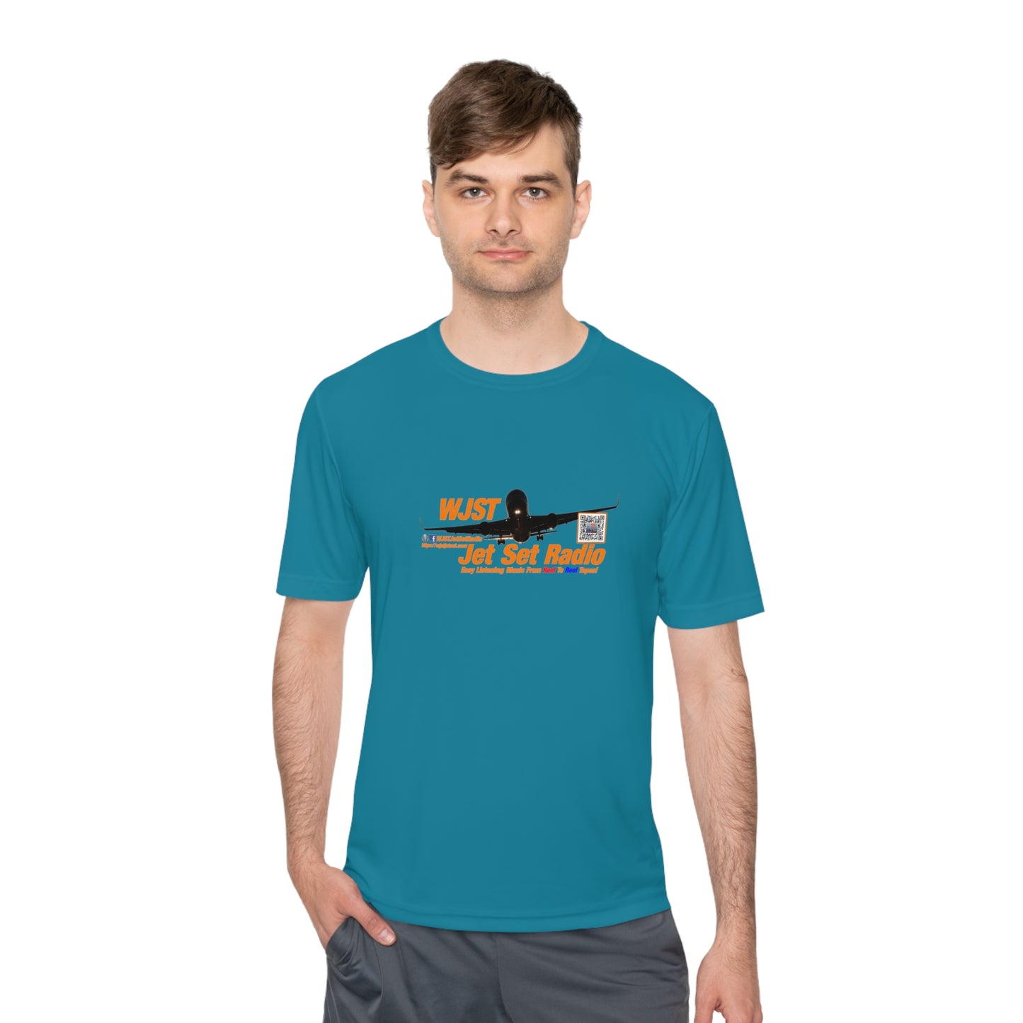 WJST Jet Set Logo Unisex Moisture Wicking Tee