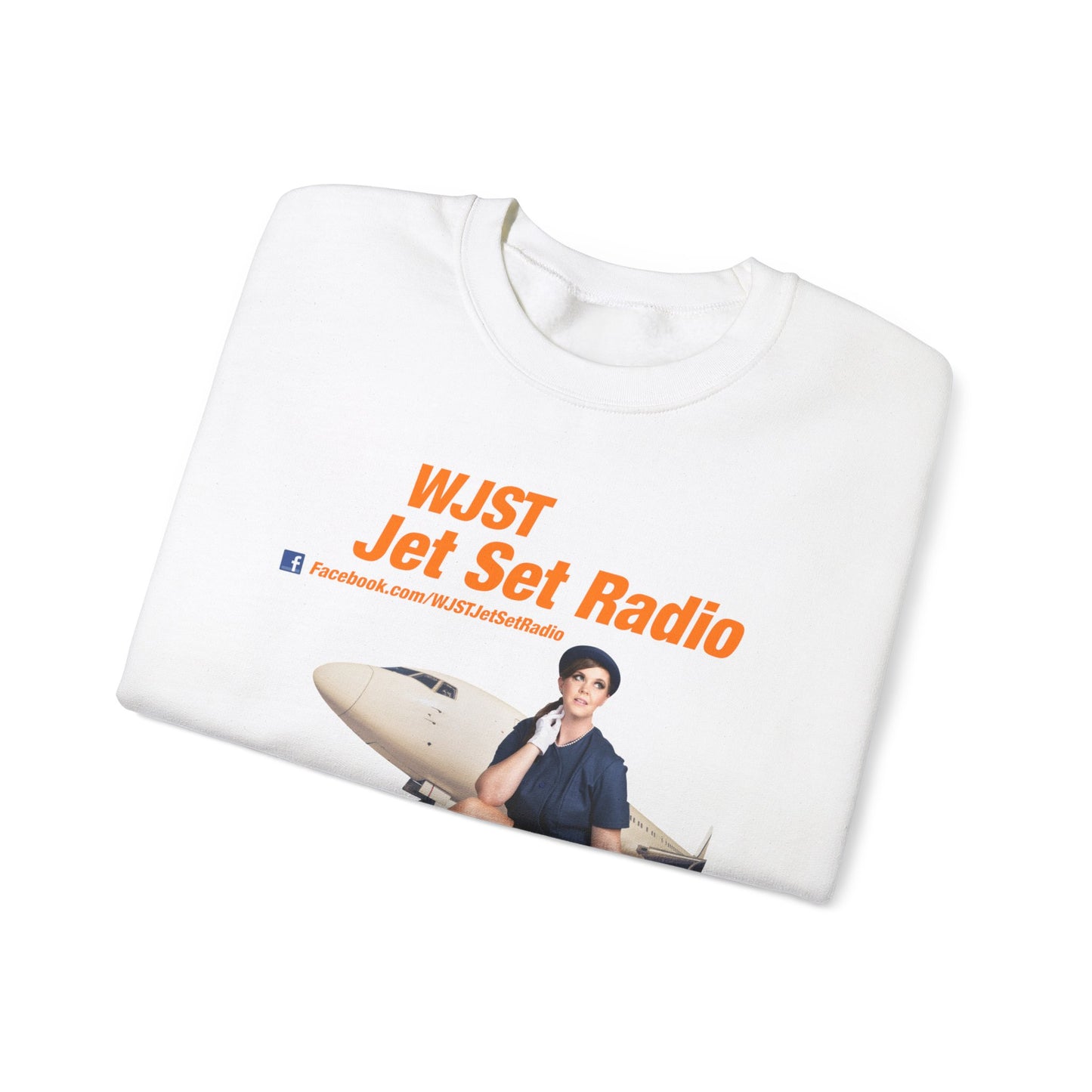 WJST Jet Set Logo Unisex Heavy Blend™ Crewneck Sweatshirt