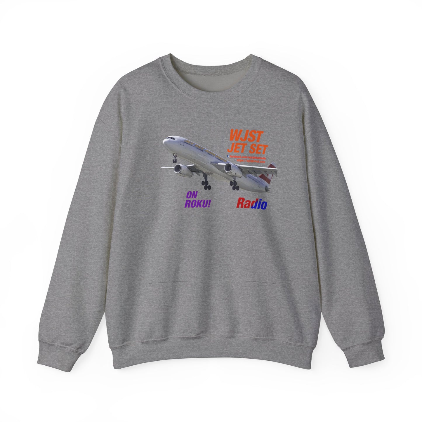 WJST Jet Set Logo Unisex Heavy Blend™ Crewneck Sweatshirt