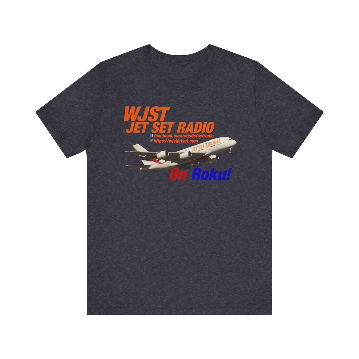 WJST Jet Set Logo Unisex Jersey Short Sleeve Tee