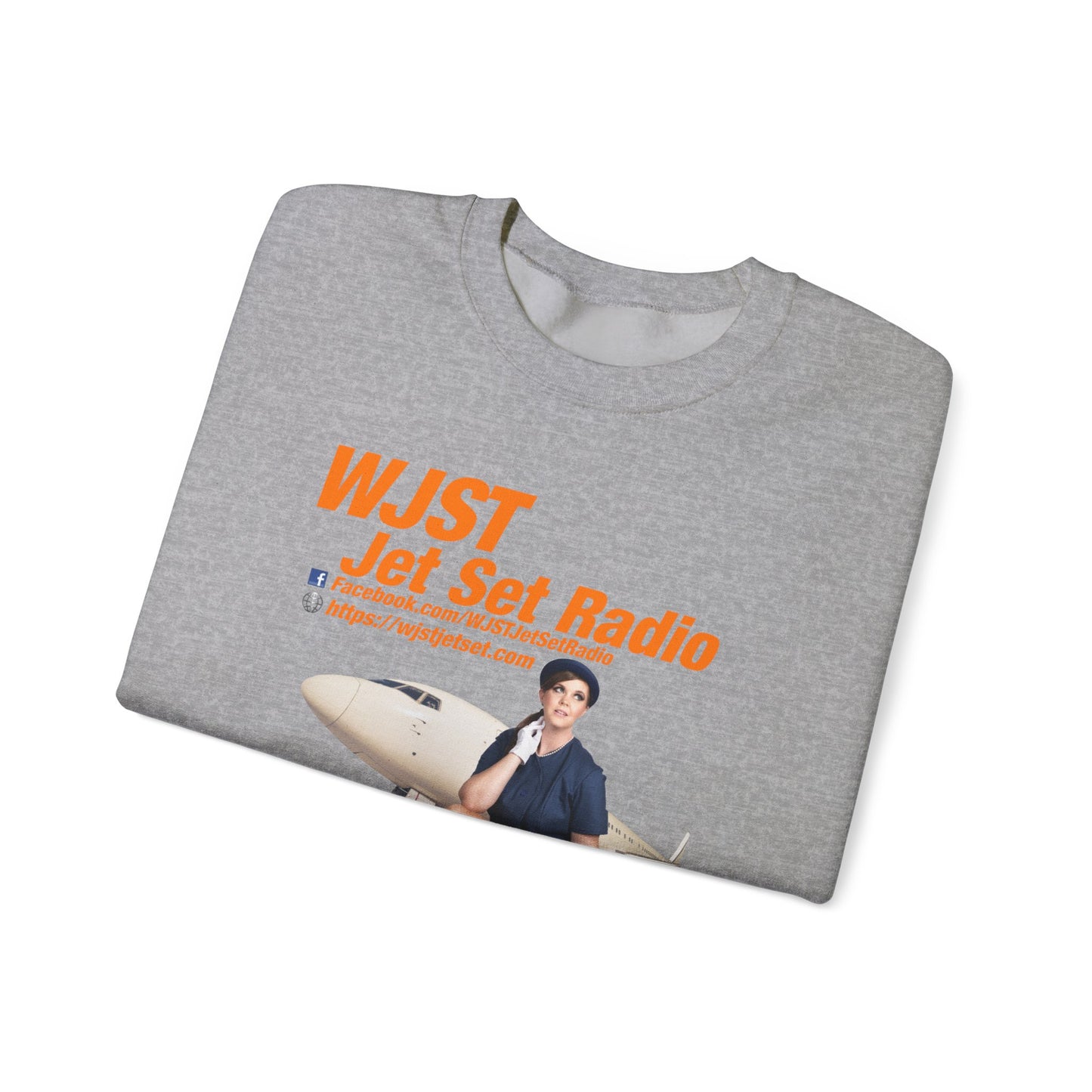 WJST Something Blue Unisex Heavy Blend™ Crewneck Sweatshirt