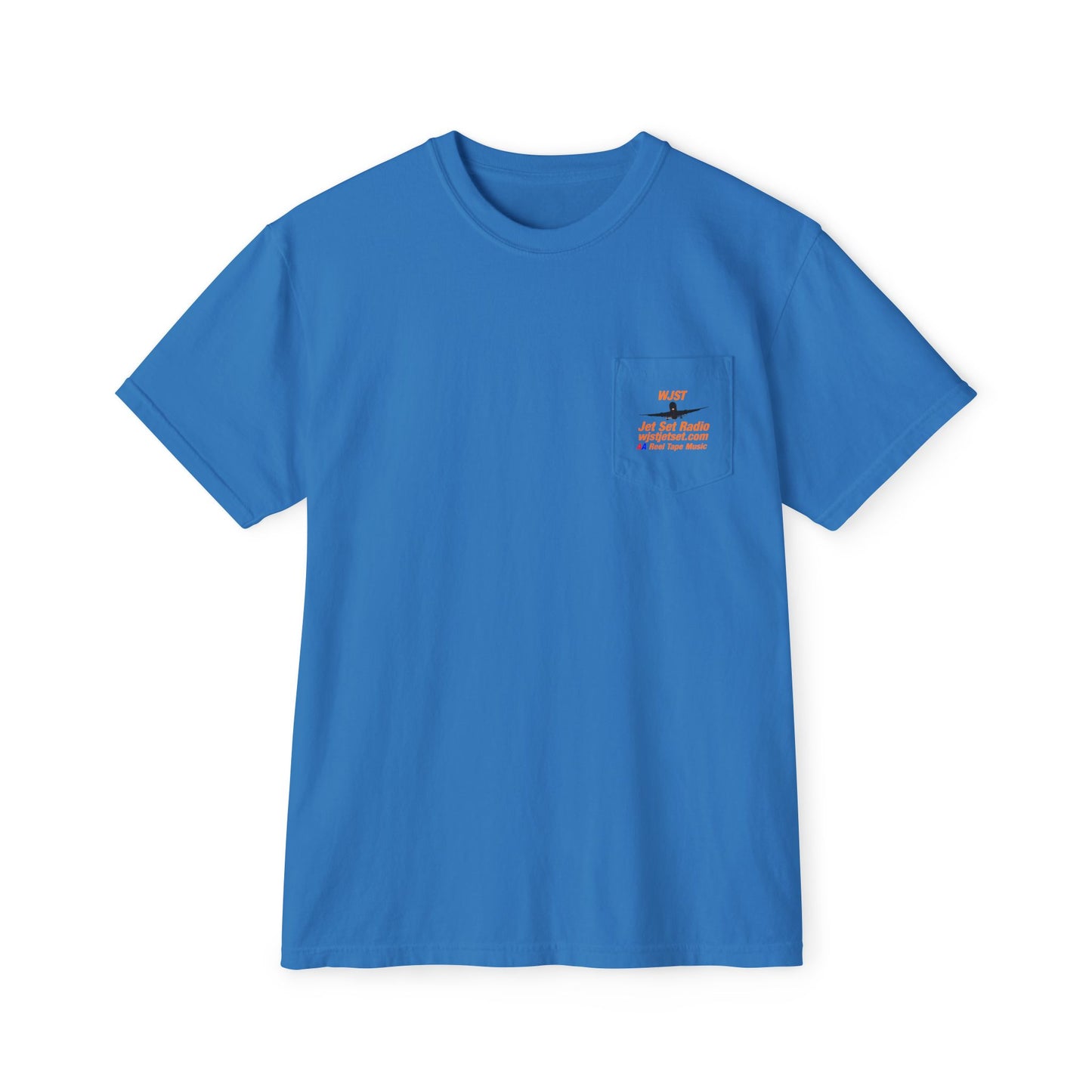 WJST Unisex Pocket T-Shirt With Logo