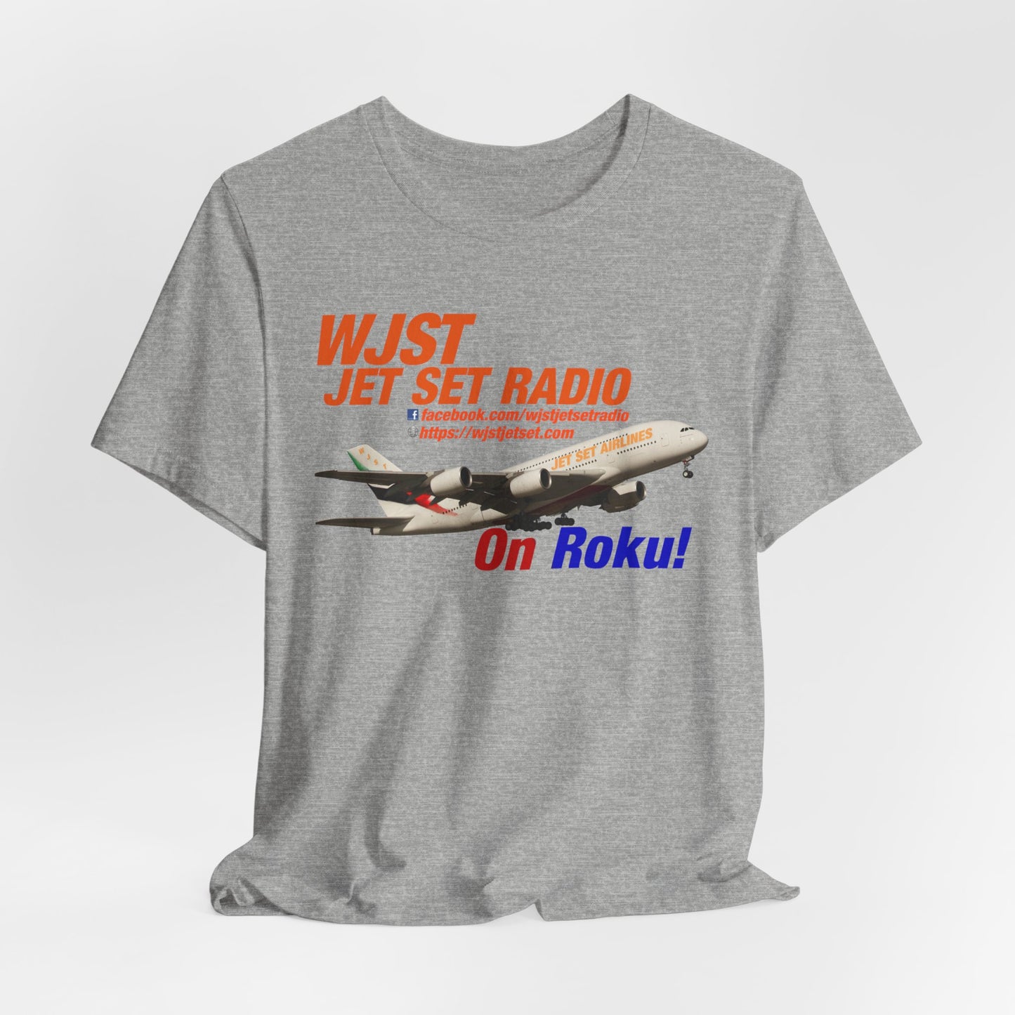 WJST Jet Set Logo Unisex Jersey Short Sleeve Tee