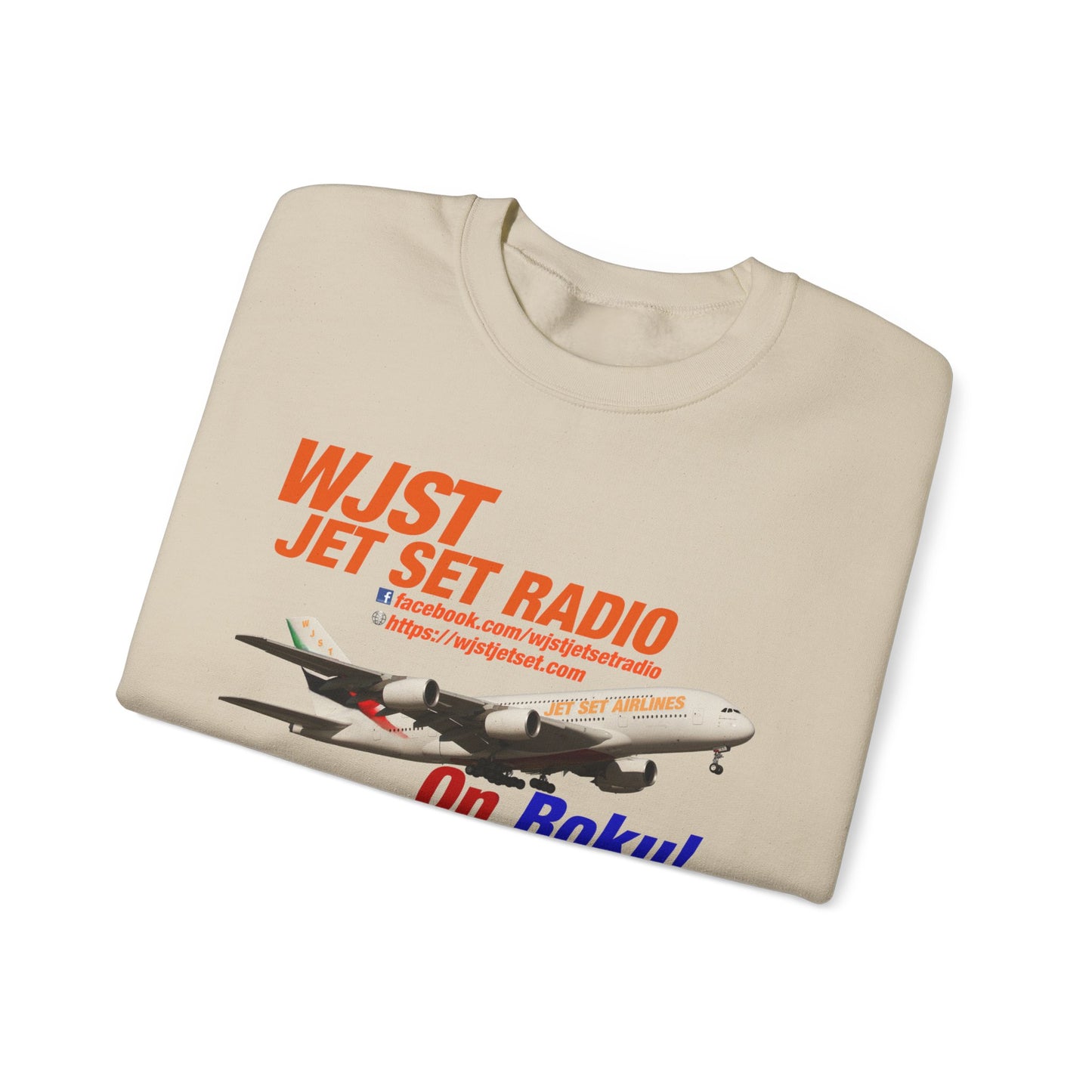 WJST Jet Set Logo Unisex Heavy Blend™ Crewneck Sweatshirt