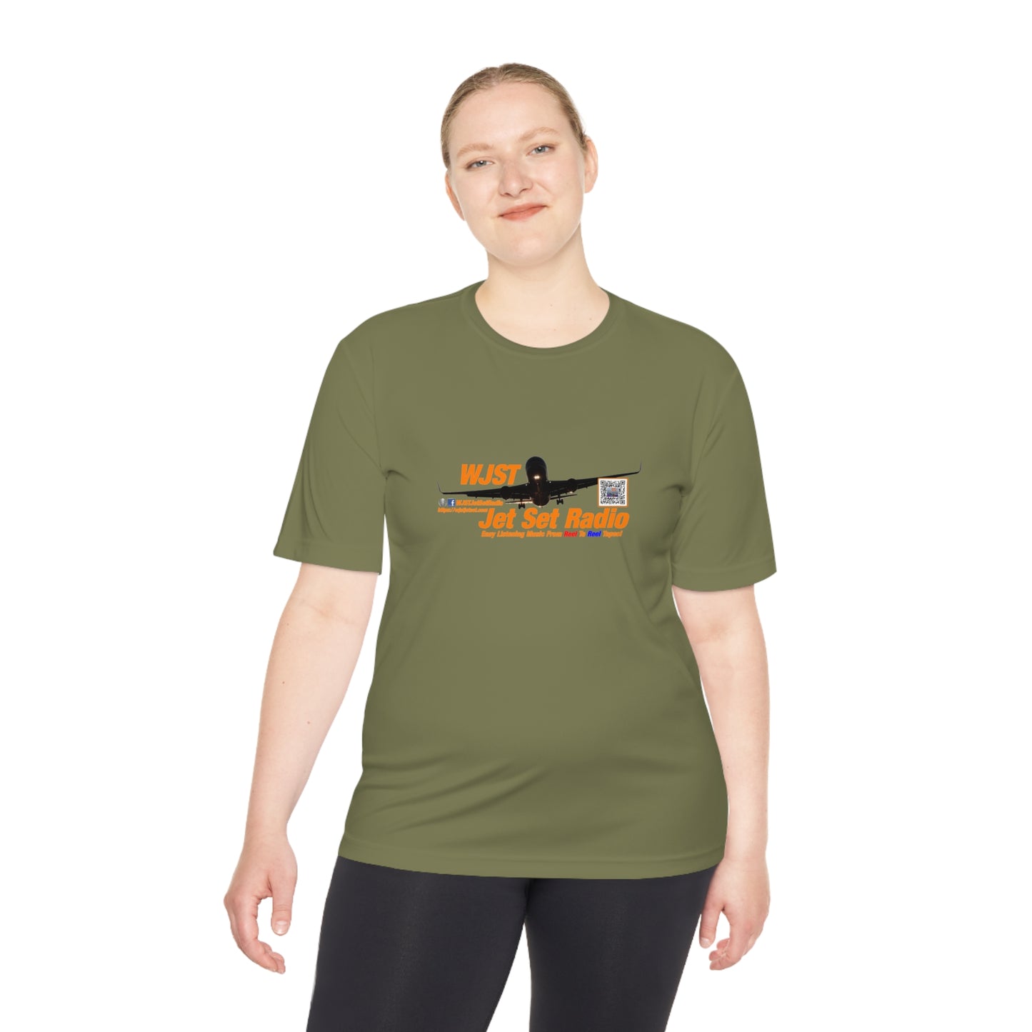 WJST Jet Set Logo Unisex Moisture Wicking Tee