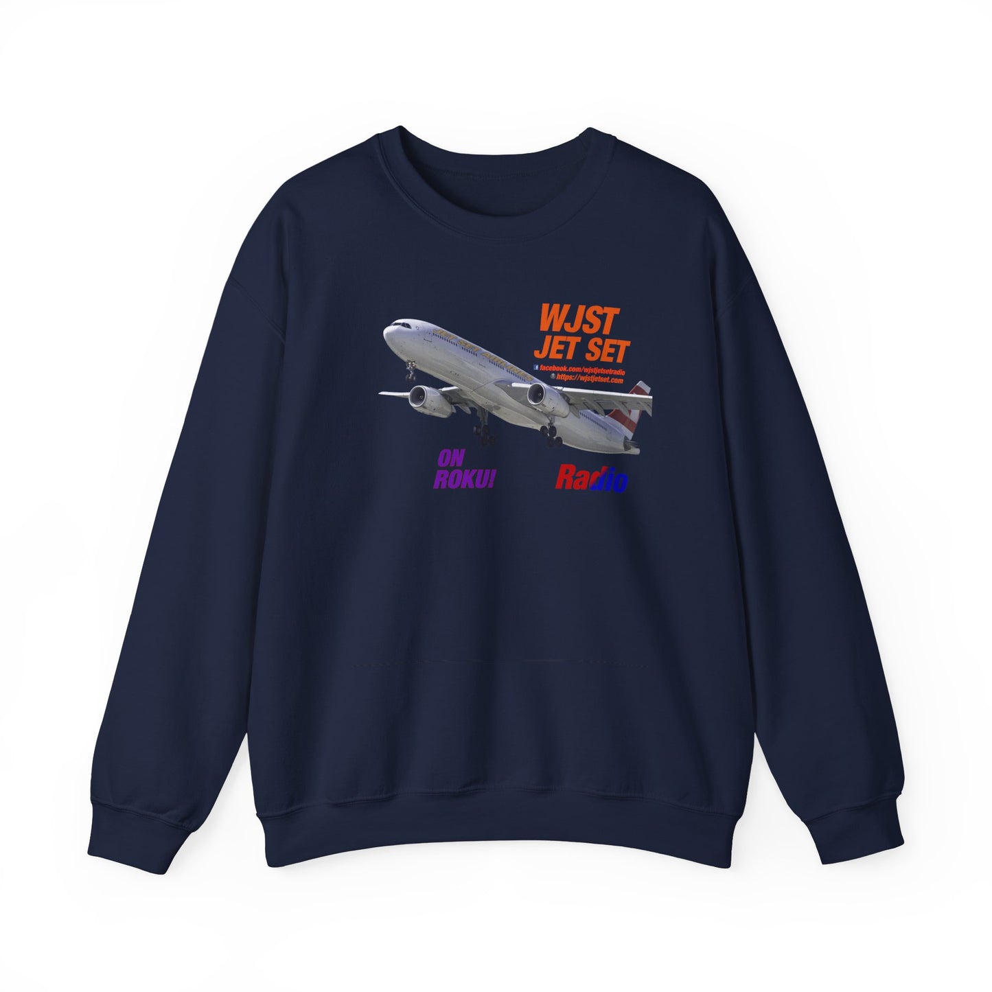 WJST Jet Set Logo Unisex Heavy Blend™ Crewneck Sweatshirt