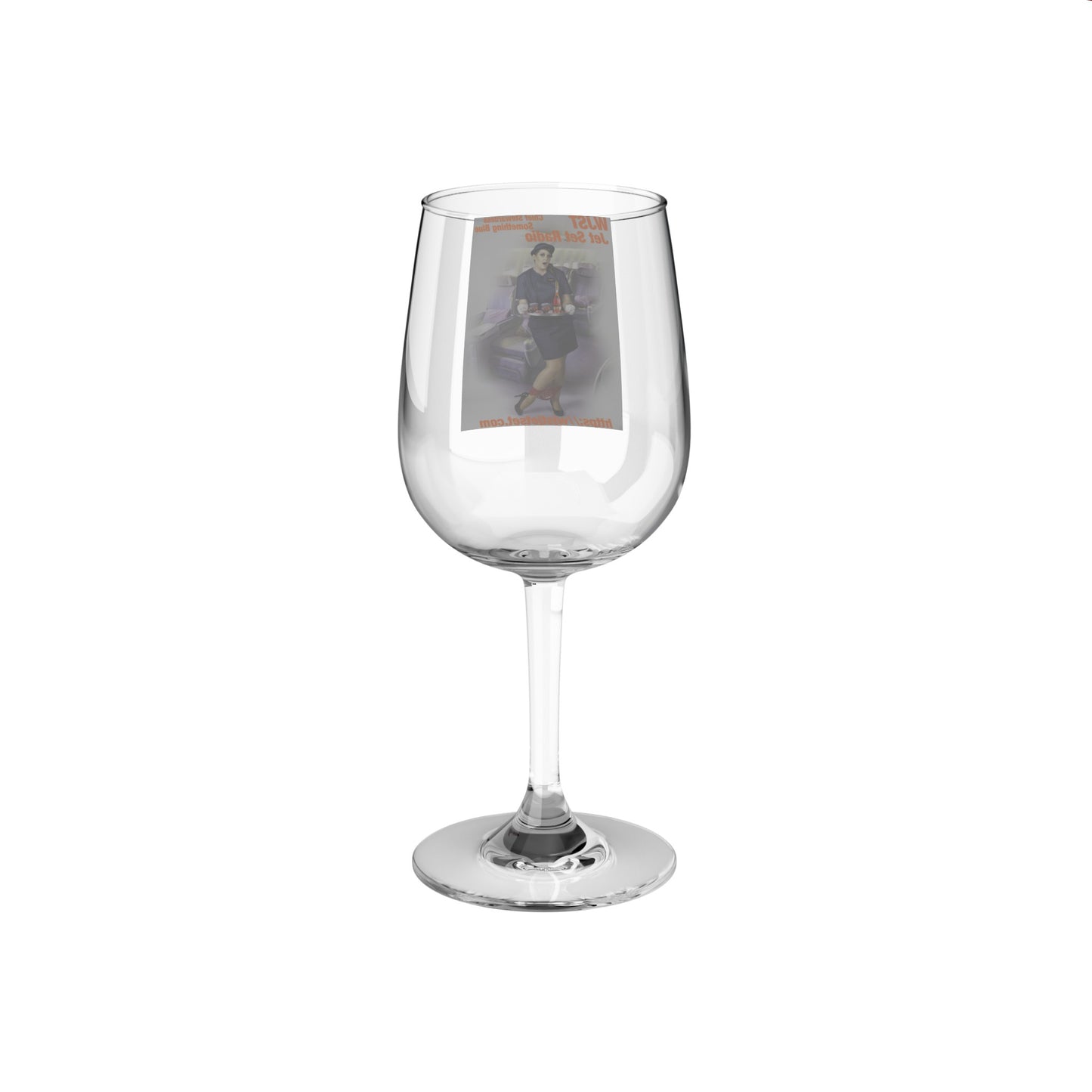 WJST Jet Set Wine Glass, A 12oz