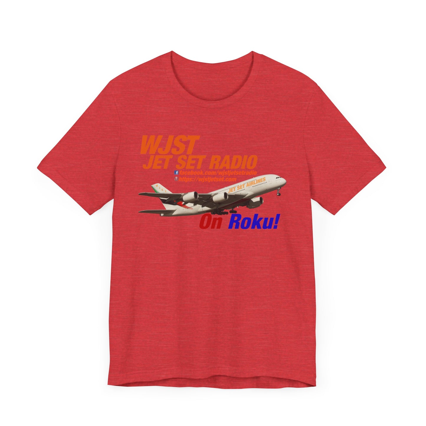 WJST Jet Set Logo Unisex Jersey Short Sleeve Tee