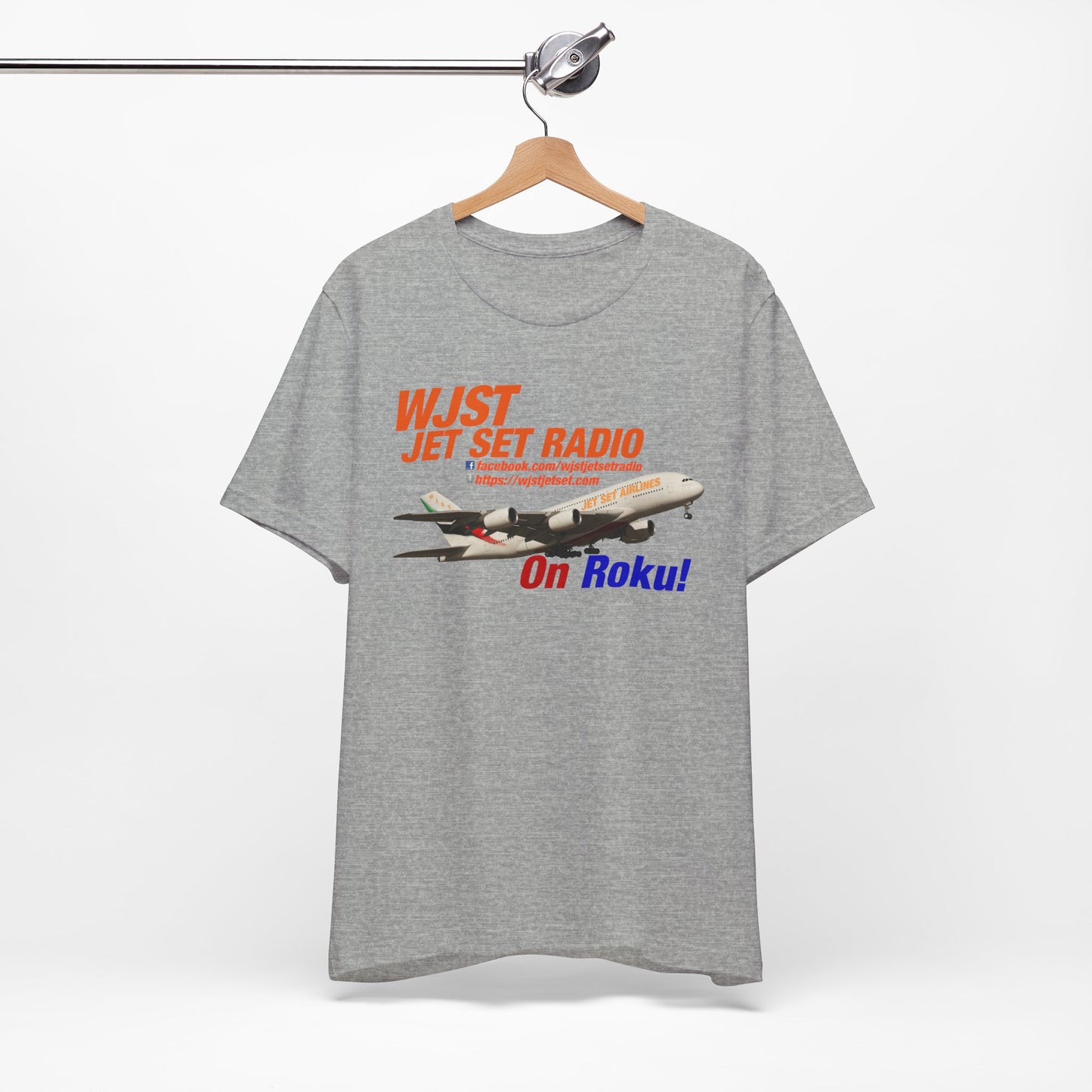 WJST Jet Set Logo Unisex Jersey Short Sleeve Tee