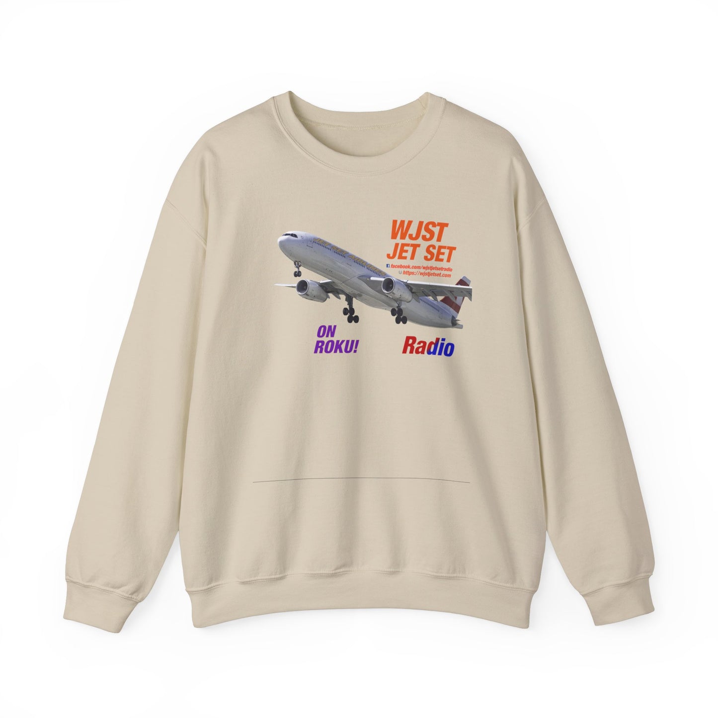 WJST Jet Set Logo Unisex Heavy Blend™ Crewneck Sweatshirt