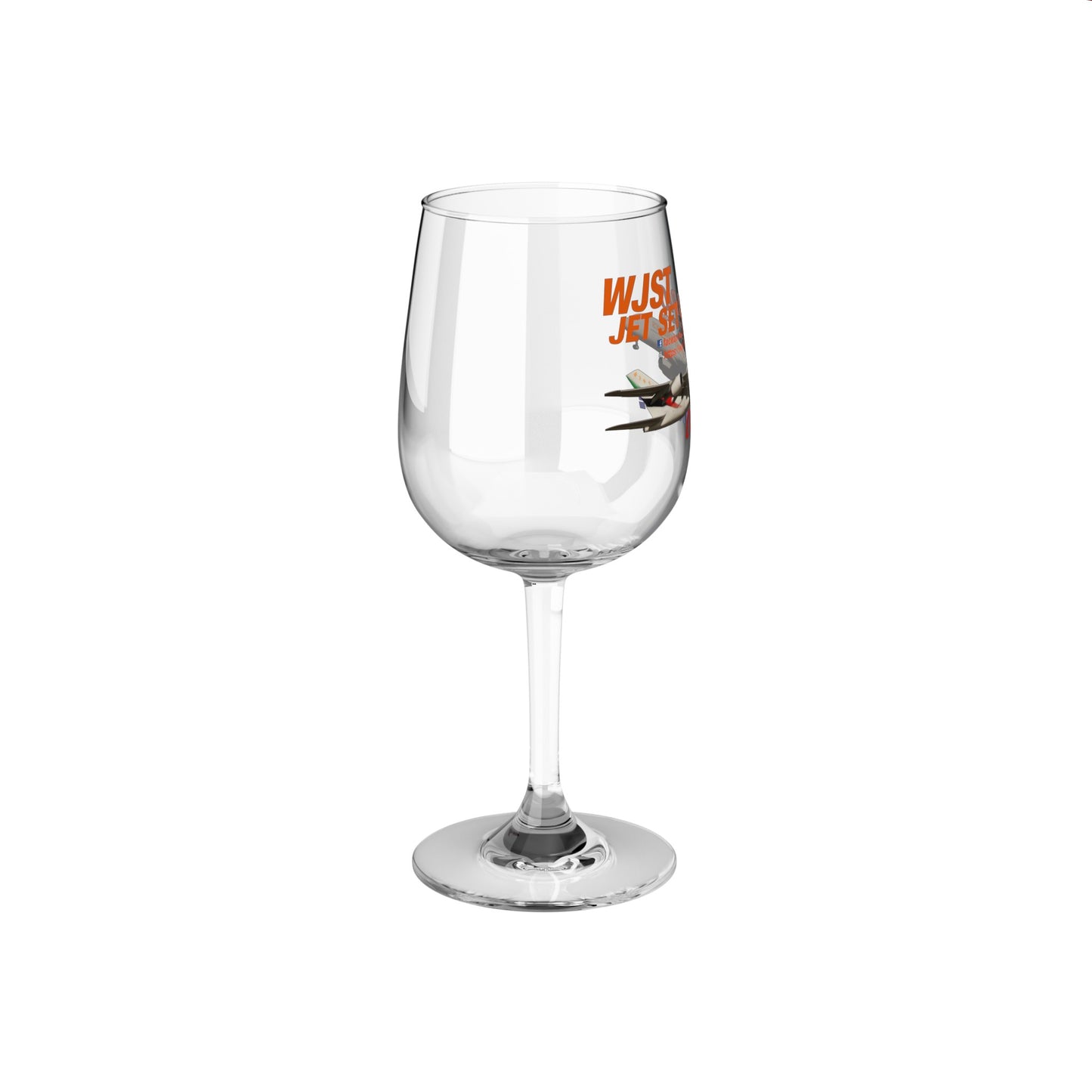 WJST Jet Set Wine Glass, B 12oz